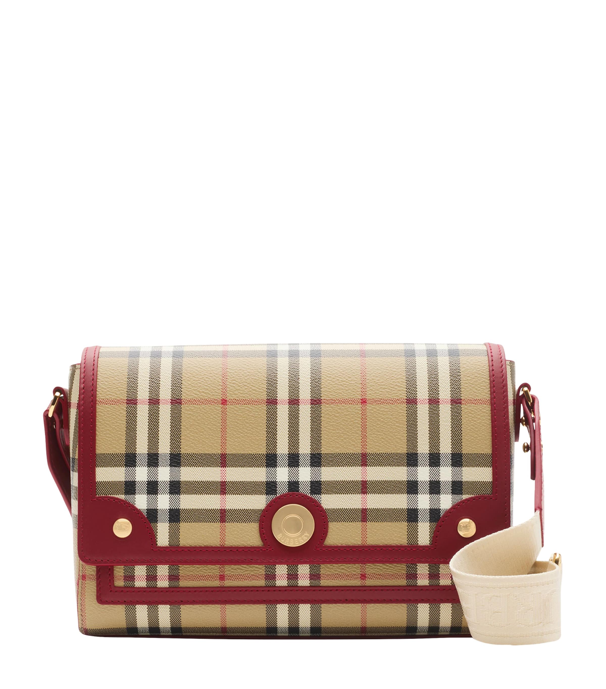 Check Note Cross-Body Bag