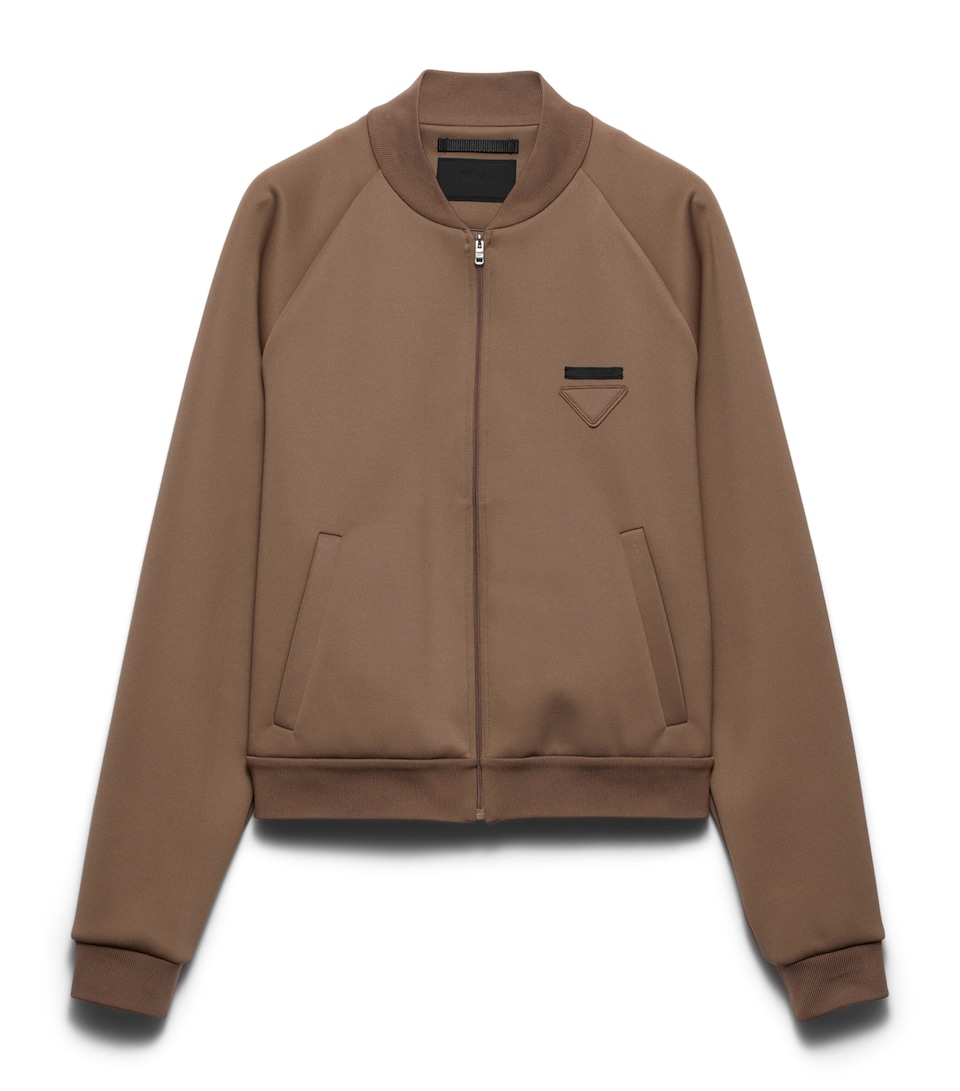 Jersey Zip-Up Sweatshirt