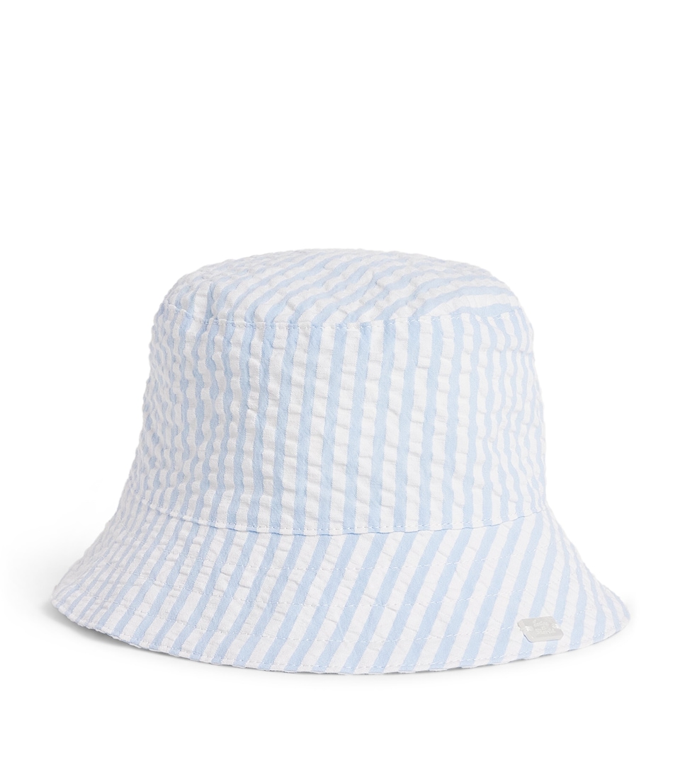 Cotton Striped Bob Bucket Hat