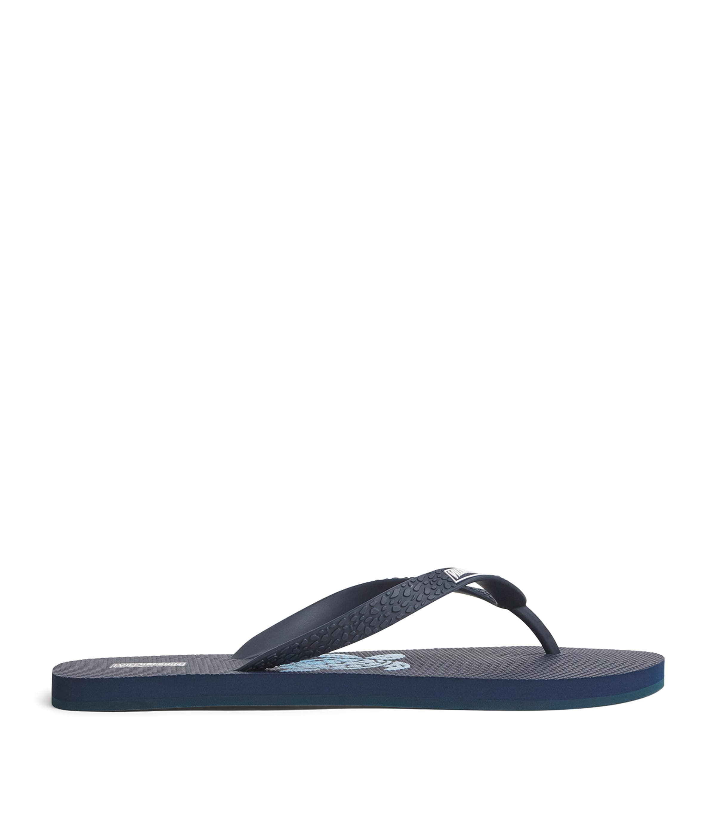 Vilebrequin Turtle Flip Flops Topaze Bleue
