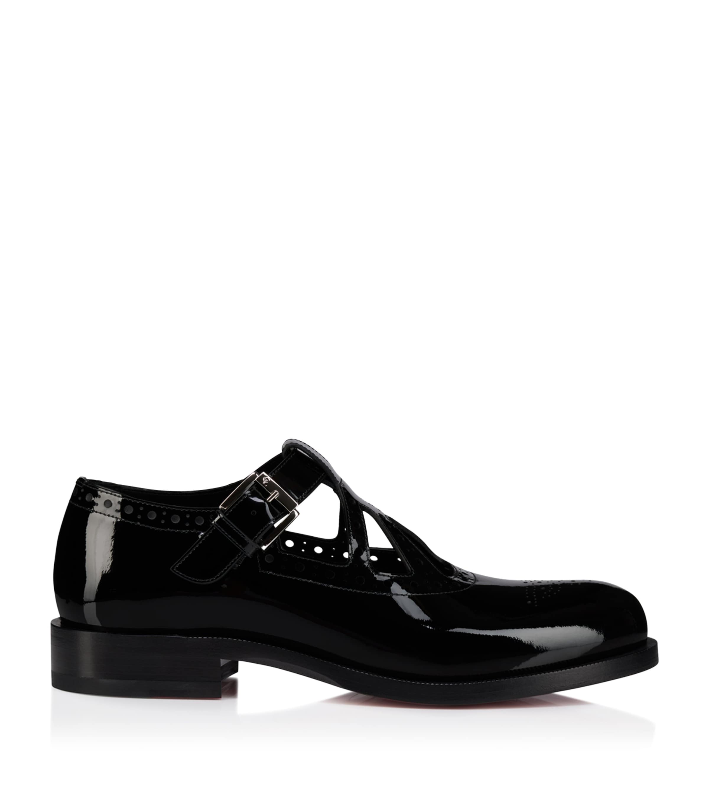 Christian Louboutin Marc Poppin Patent Mary Jane Loafers