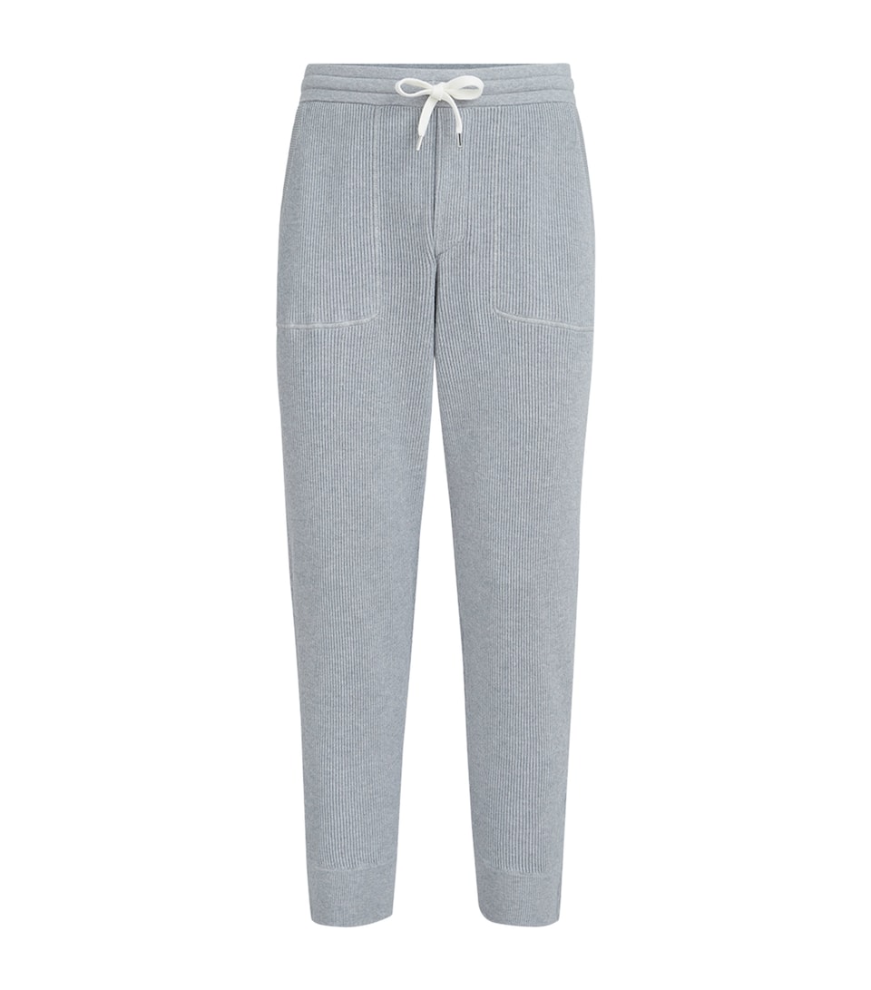 Cotton Ribbed Sweatpants