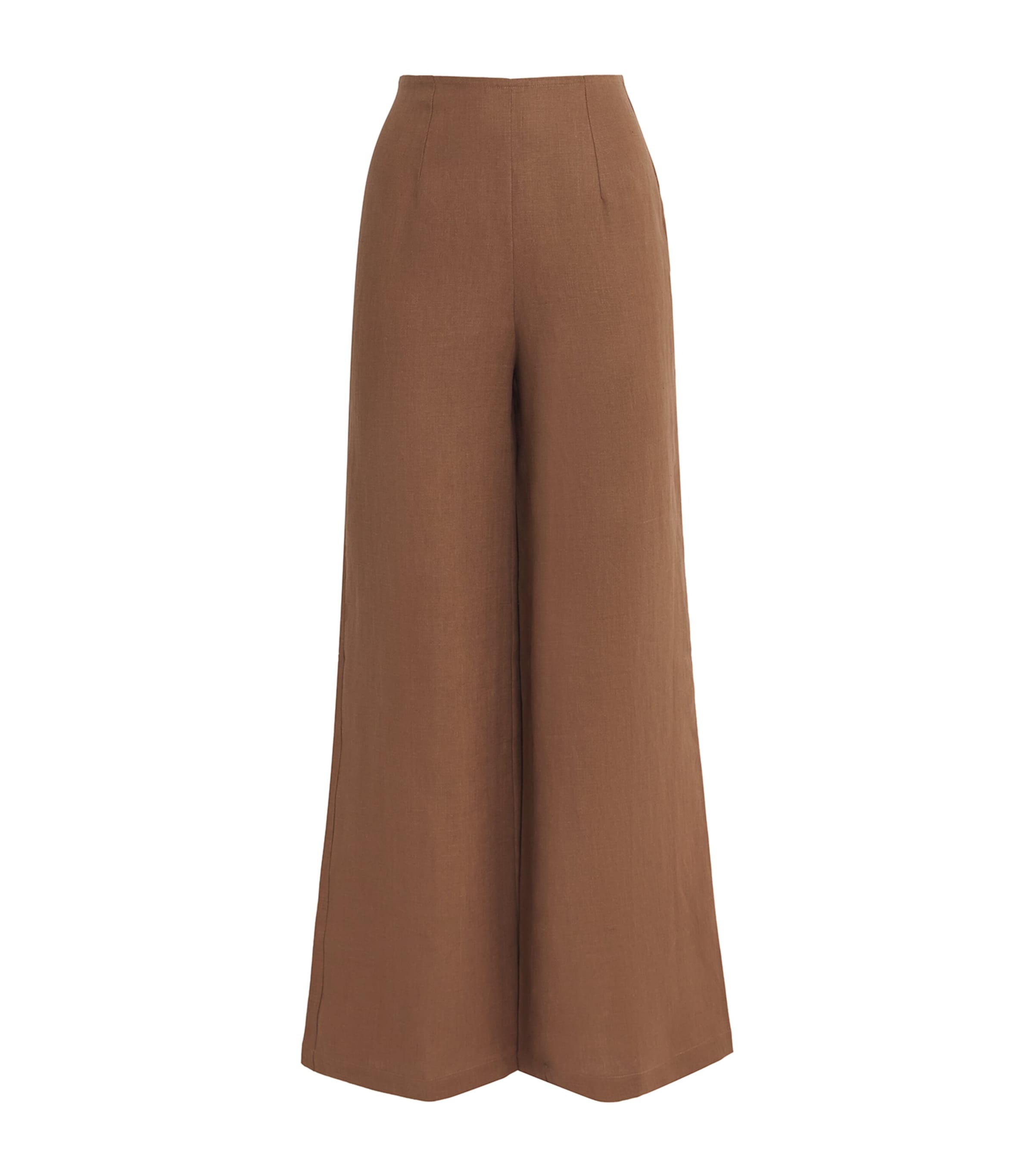 [Margesherwood] / ☆ WRINKLE LAYERED SKIRT PANTS / brown Le Kasha Linen Coin-Detail Maxi Skirt | Harrods US