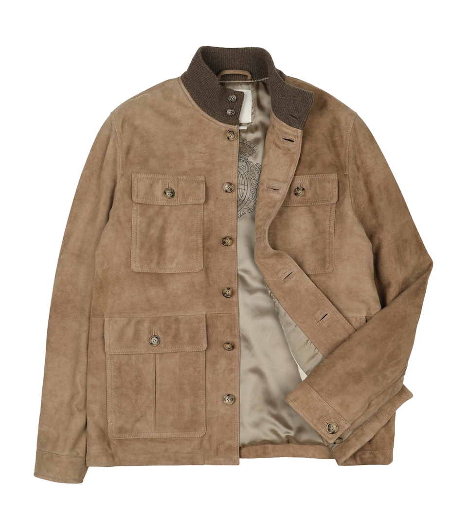 Suede Padded Brera Field Jacket
