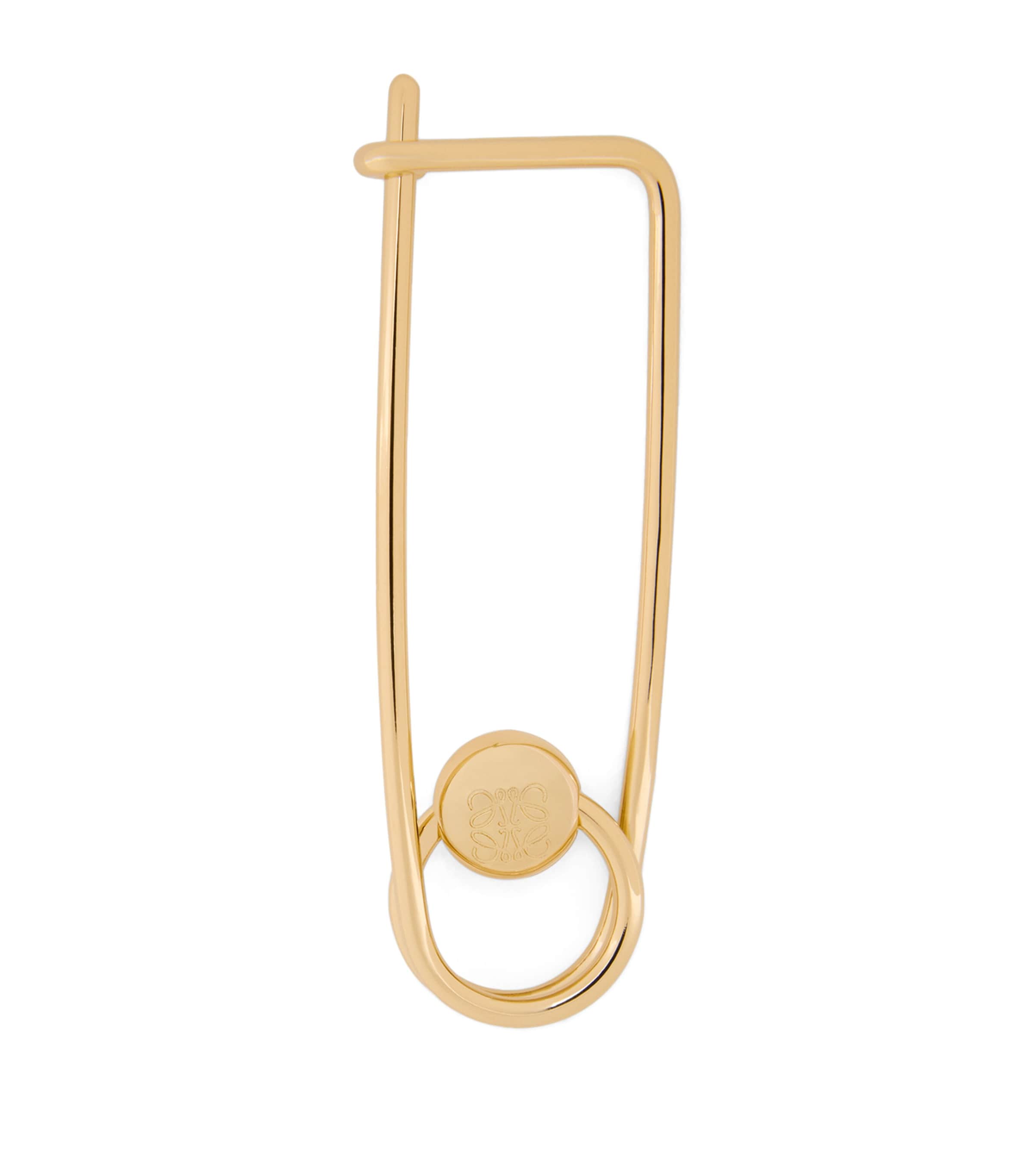 Gold-Tone Safety Pin Charm