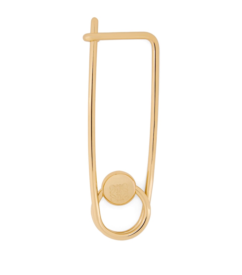 Gold-Tone Safety Pin Charm
