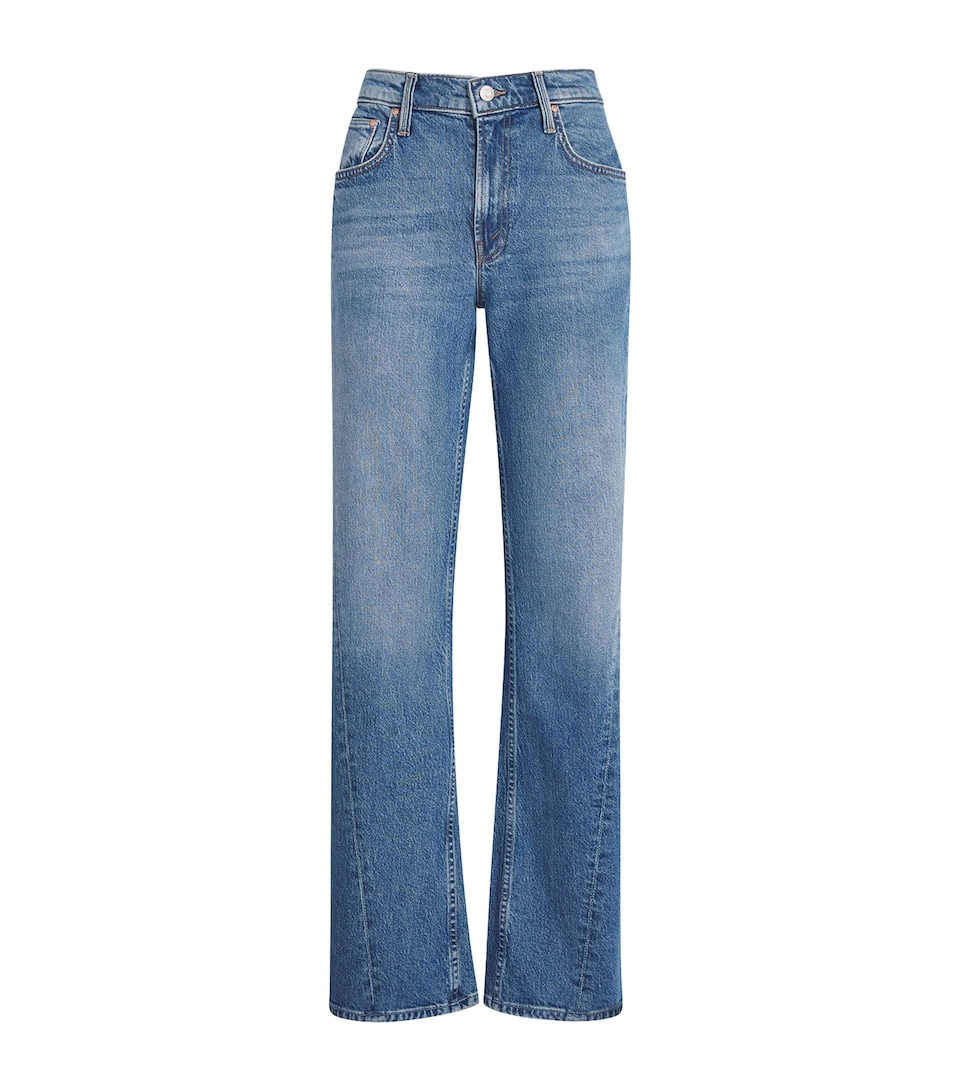 MOTHER Womens The Bookie Twist Skimp Bootcut Jeans Just An Animal