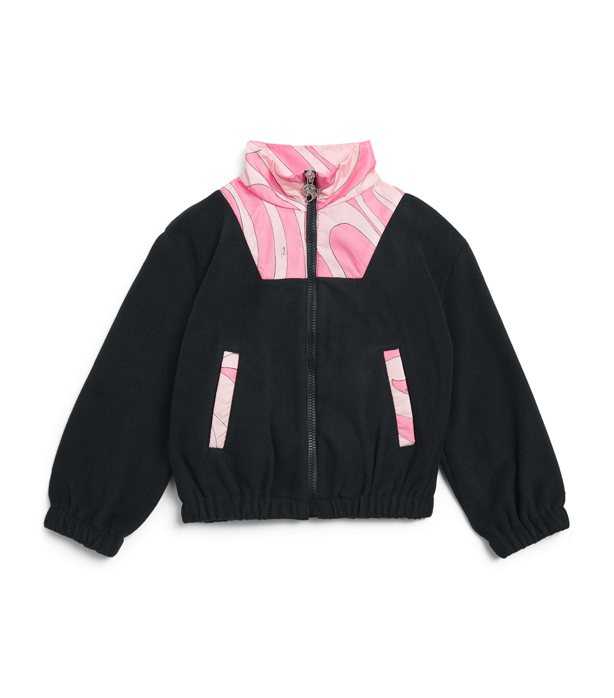 PUCCI Junior Fleece Jacket (4-14 Years) Black/pink