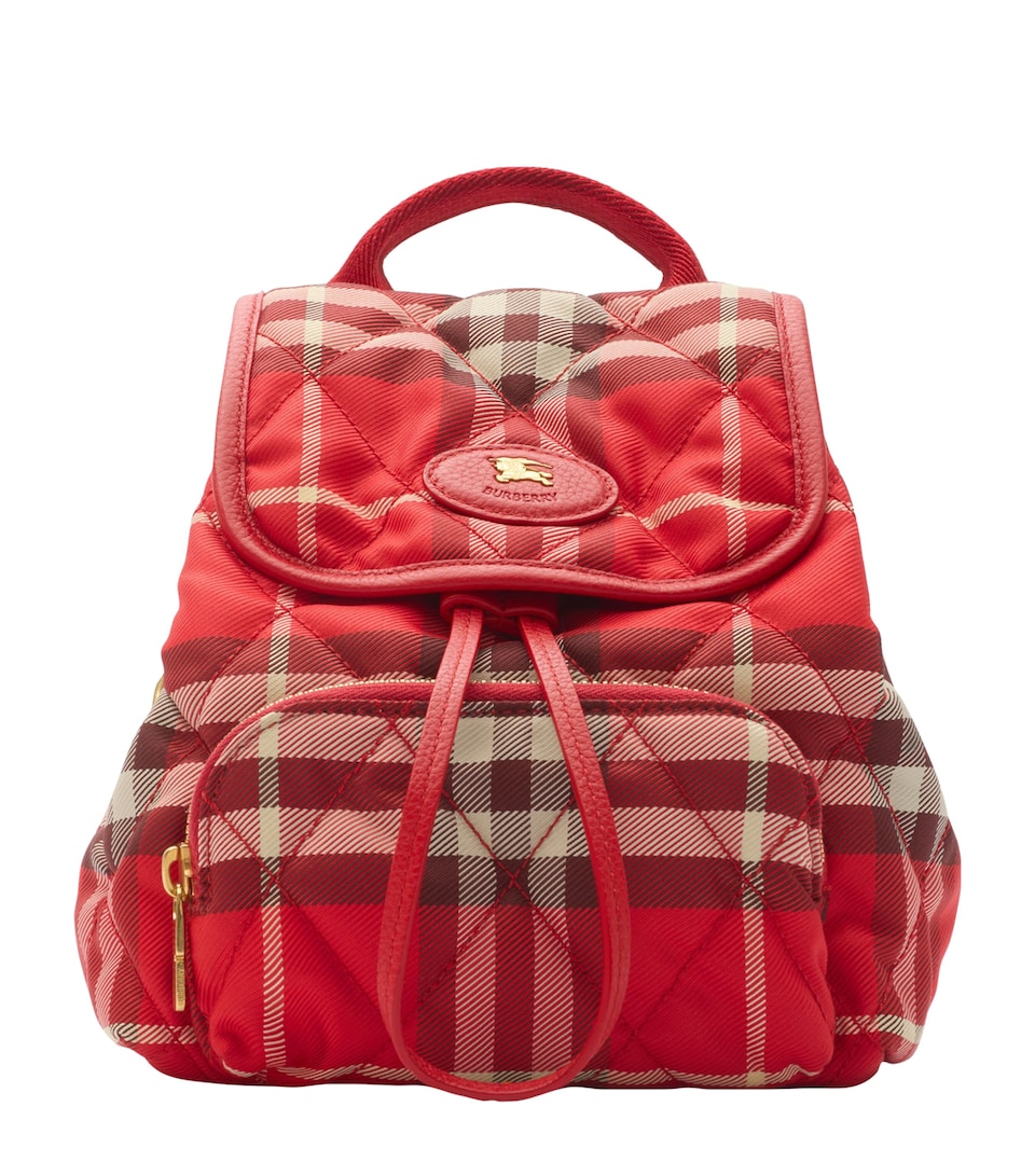 Mini Check Horseshoe Backpack