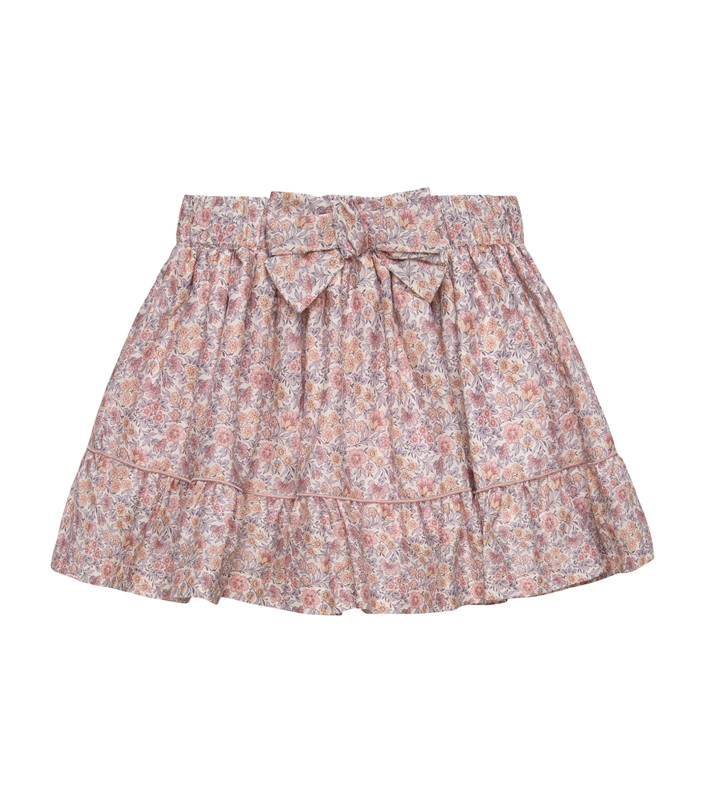 Trotters Cotton Liberty Print Skirt (2-5 Years) Pale Pink