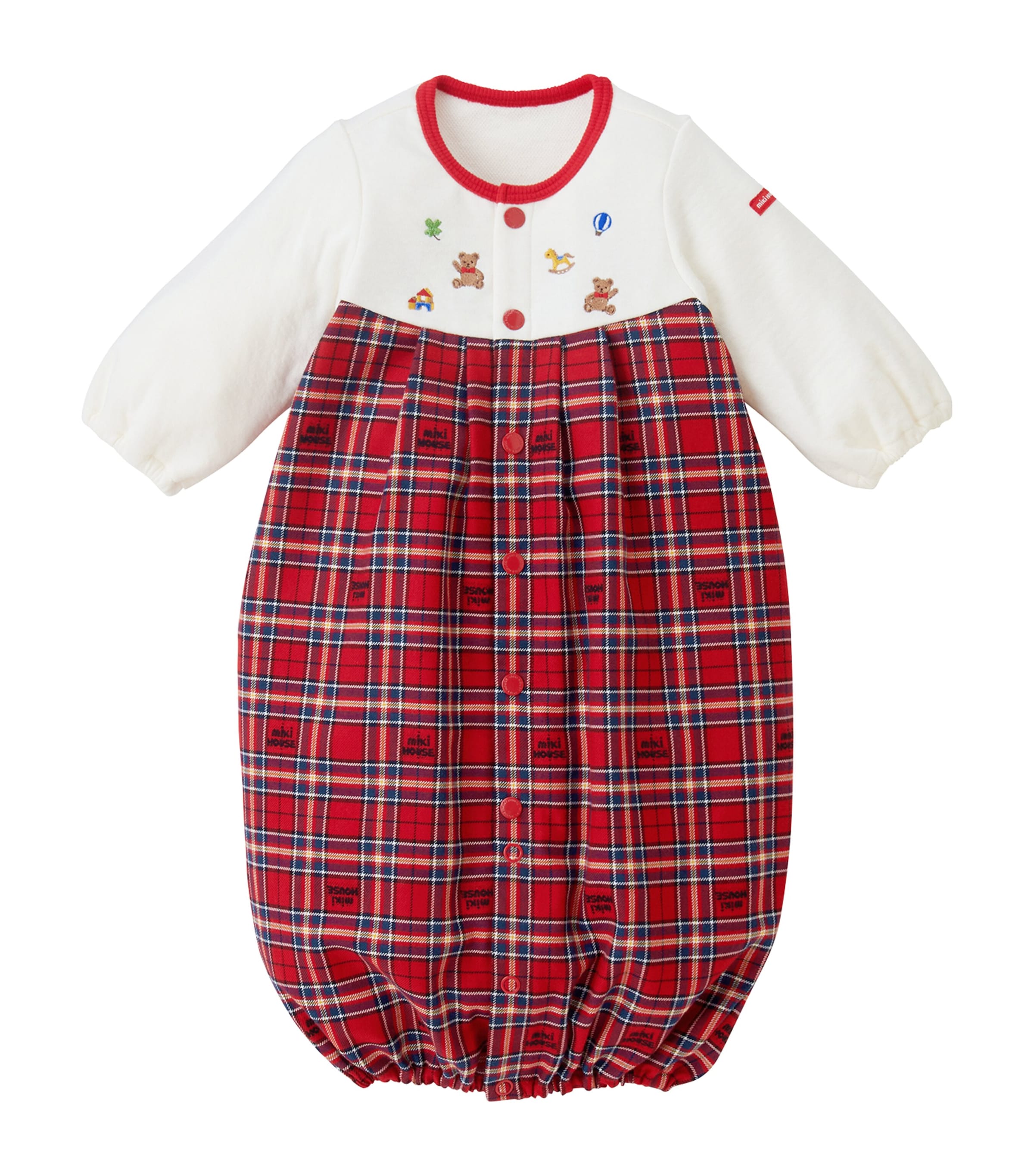 Cotton Tartan Playsuit (One Size)