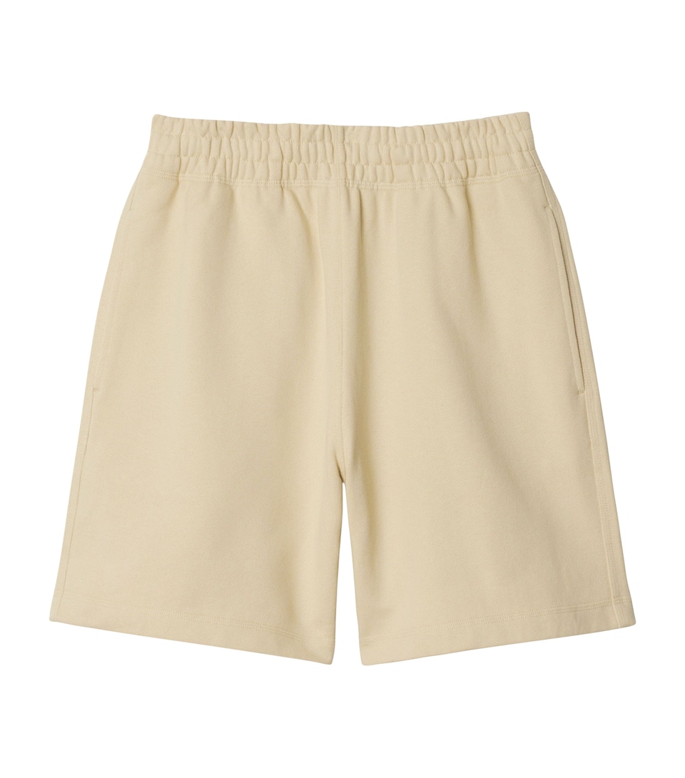 Cotton Check Label Shorts