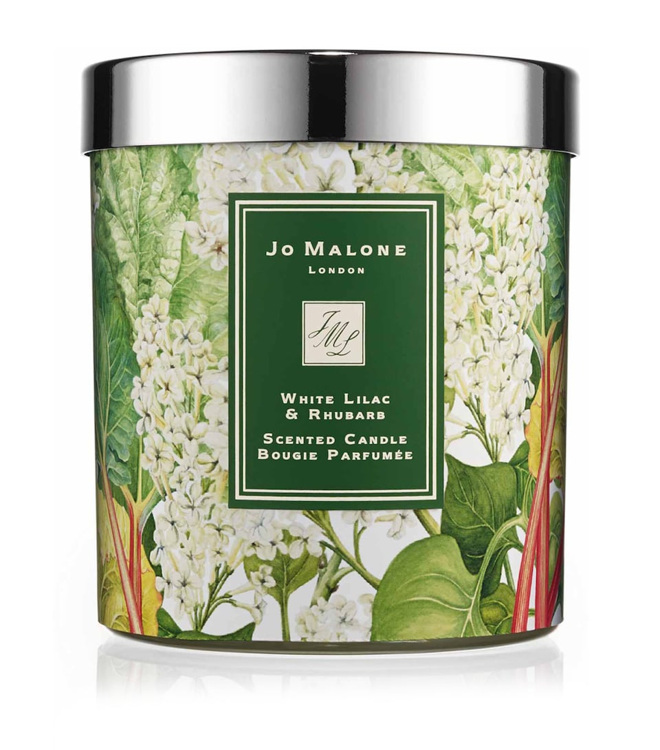 White Lilac & Rhubarb Charity Classic Candle (200g)
