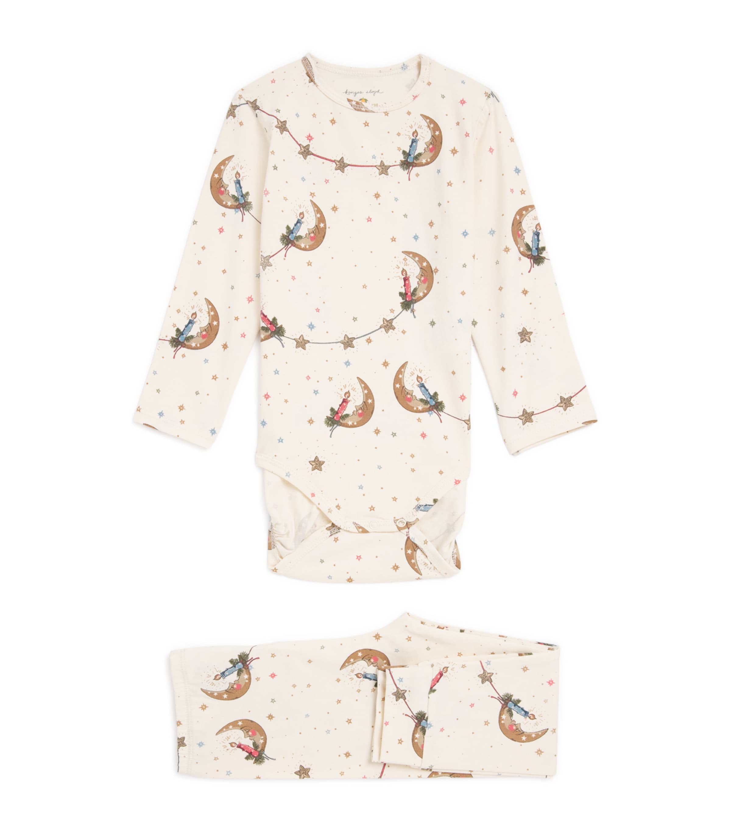 Cotton-Blend Christmas Pyjama Set (9 Months - 3 Years)