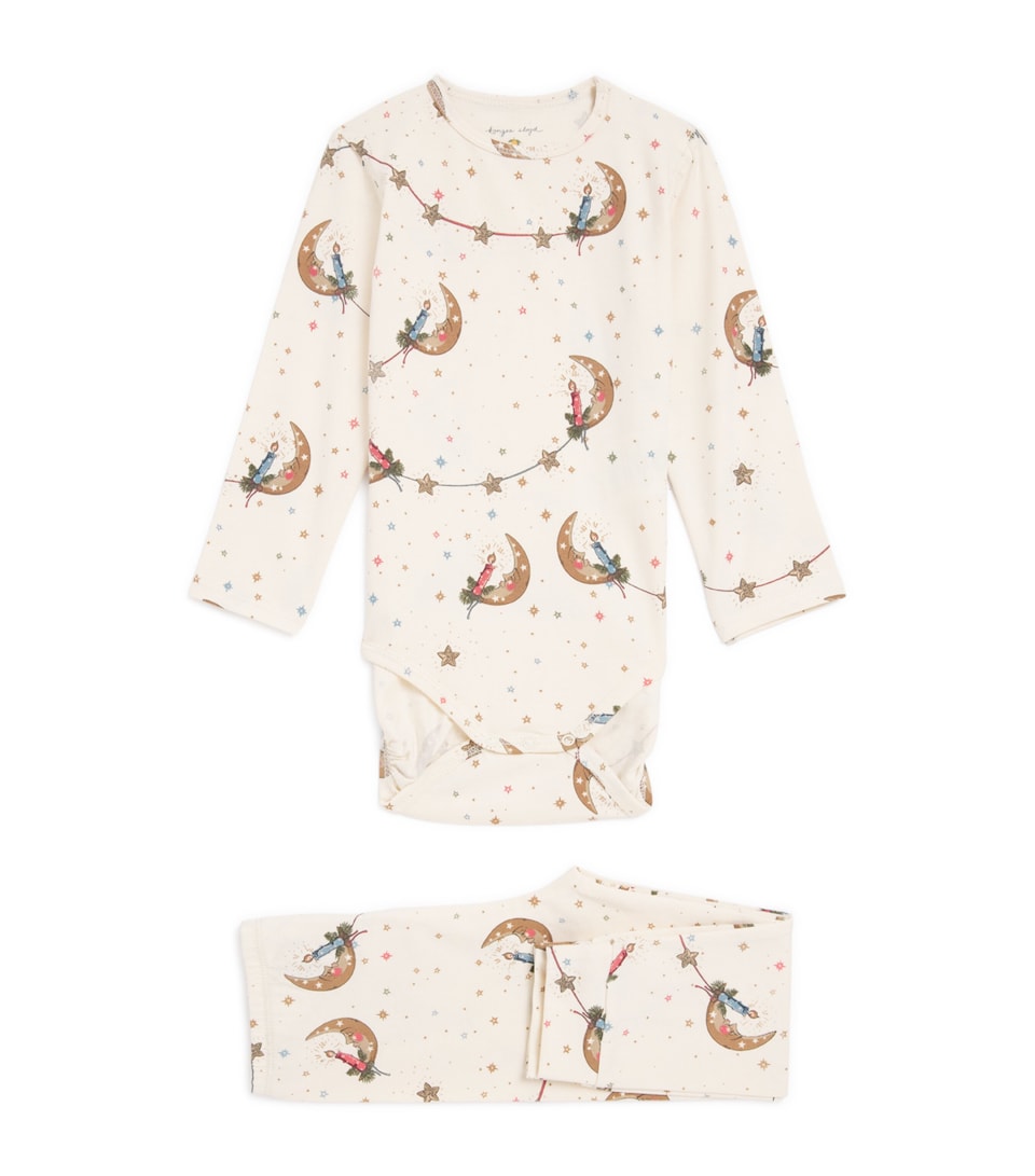 Cotton-Blend Christmas Pyjama Set (9 Months - 3 Years)