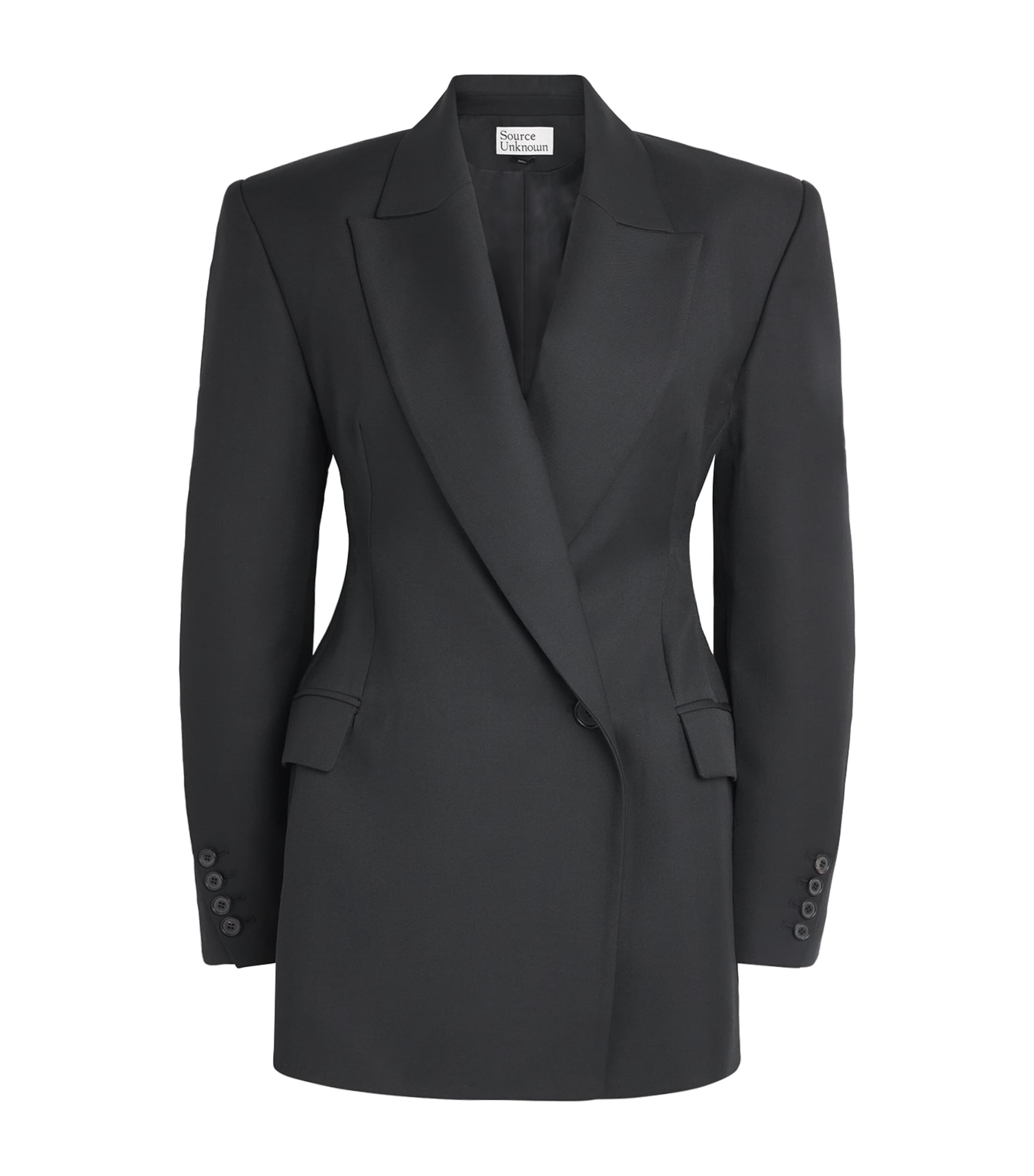 Source Unknown Womens Hourglass Martha Blazer Bk