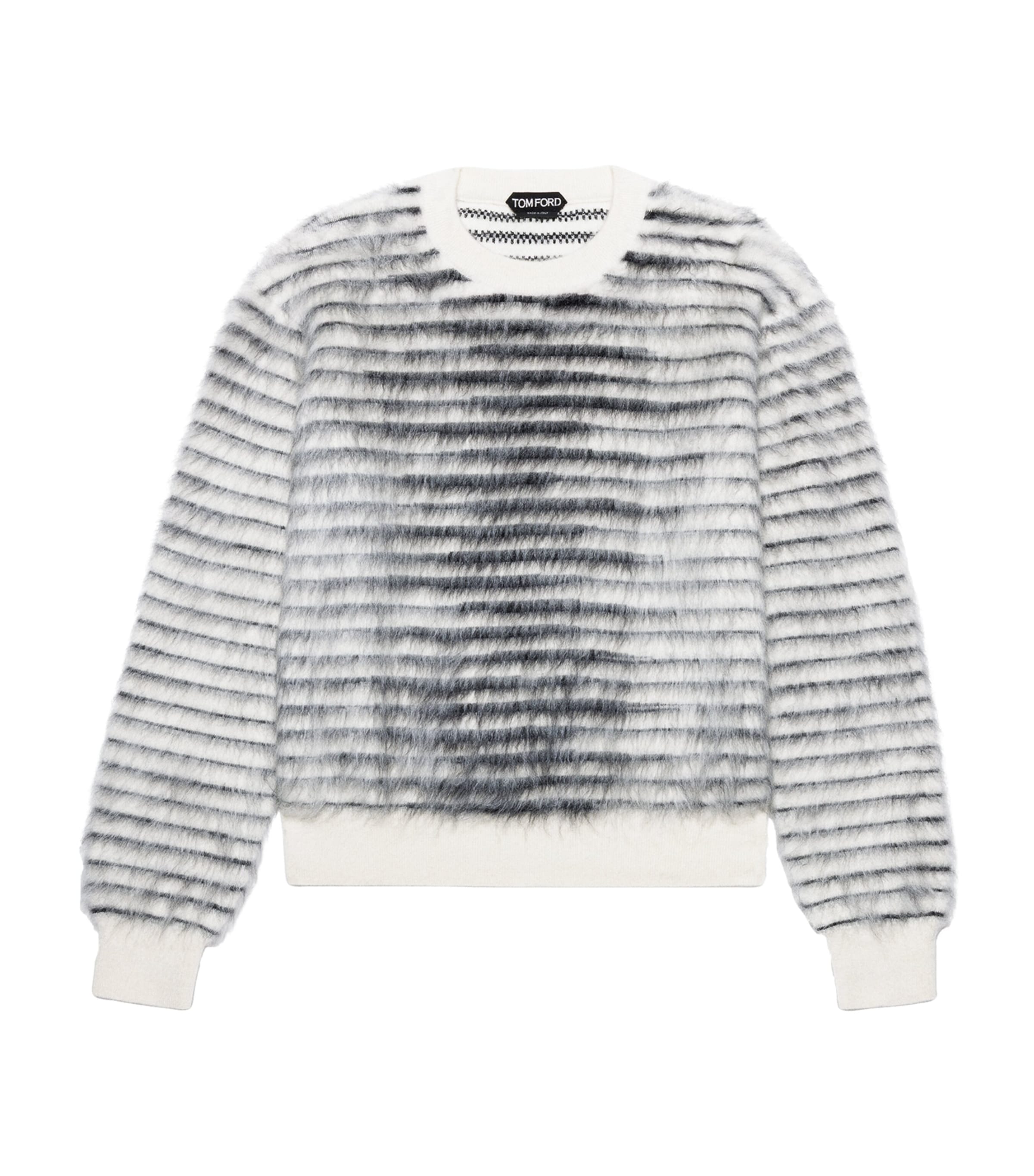 TOM FORD Mens Wool-Mohair-Silk Brushed Sweater Wna