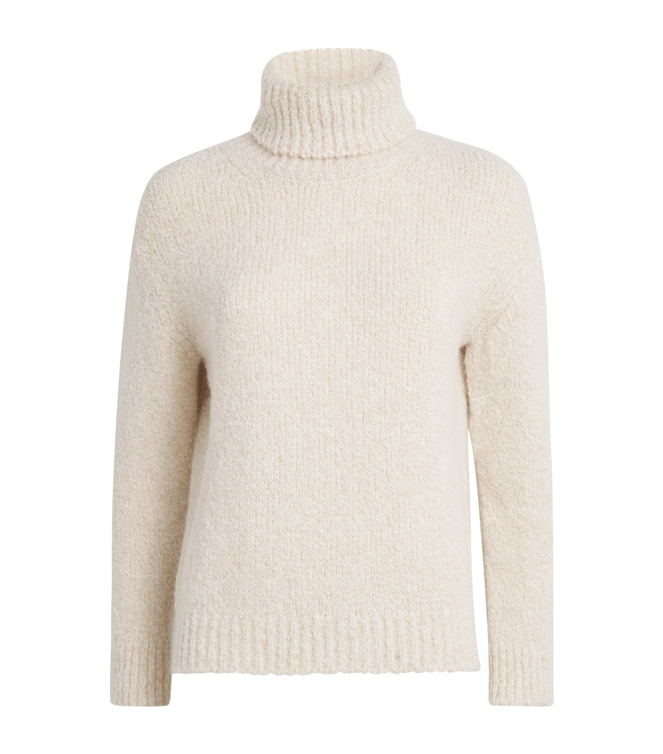Alpaca-Blend Rollneck Sweater
