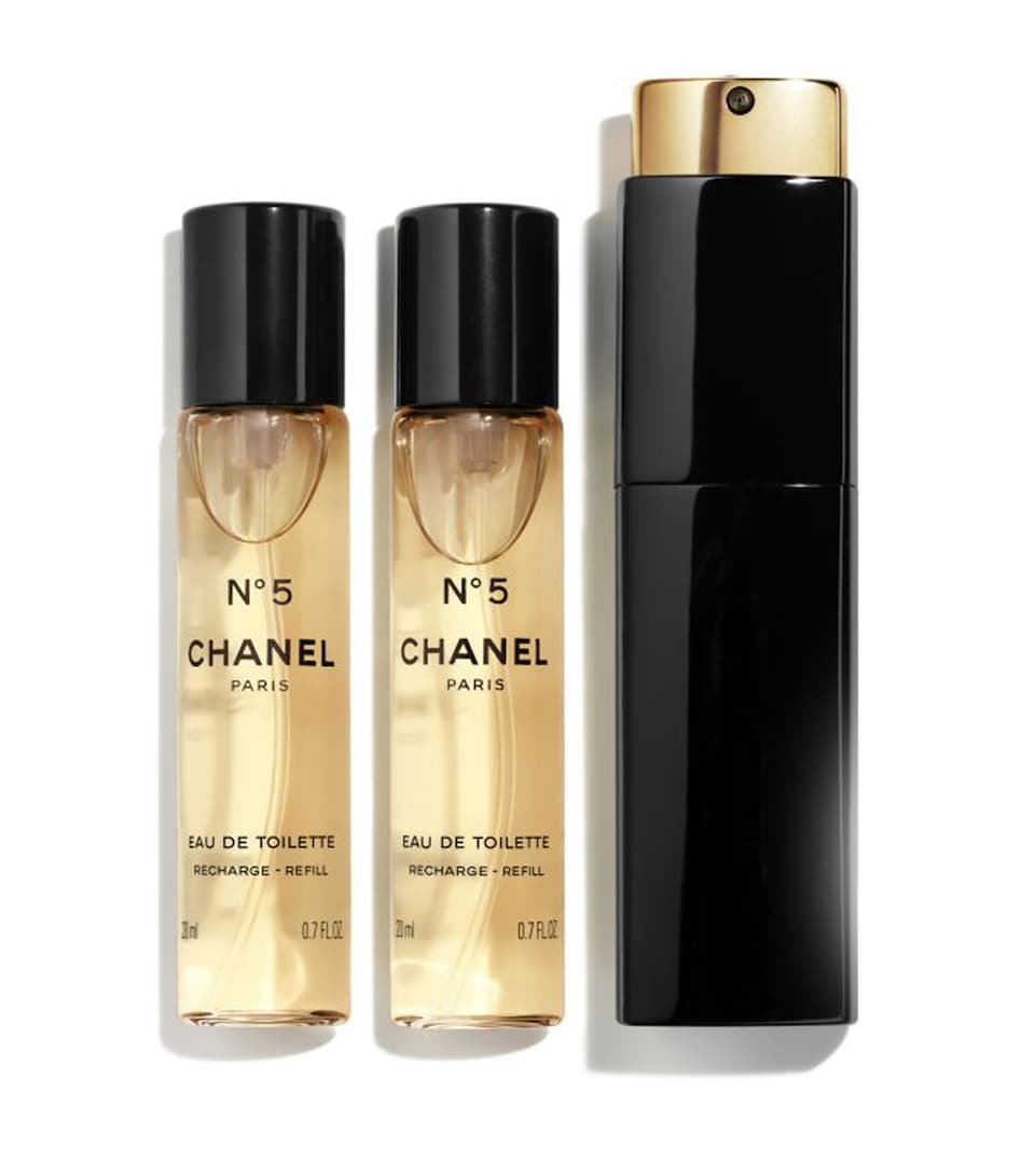 N°5 Eau de Toilette Twist and Spray (3 x 20ml)