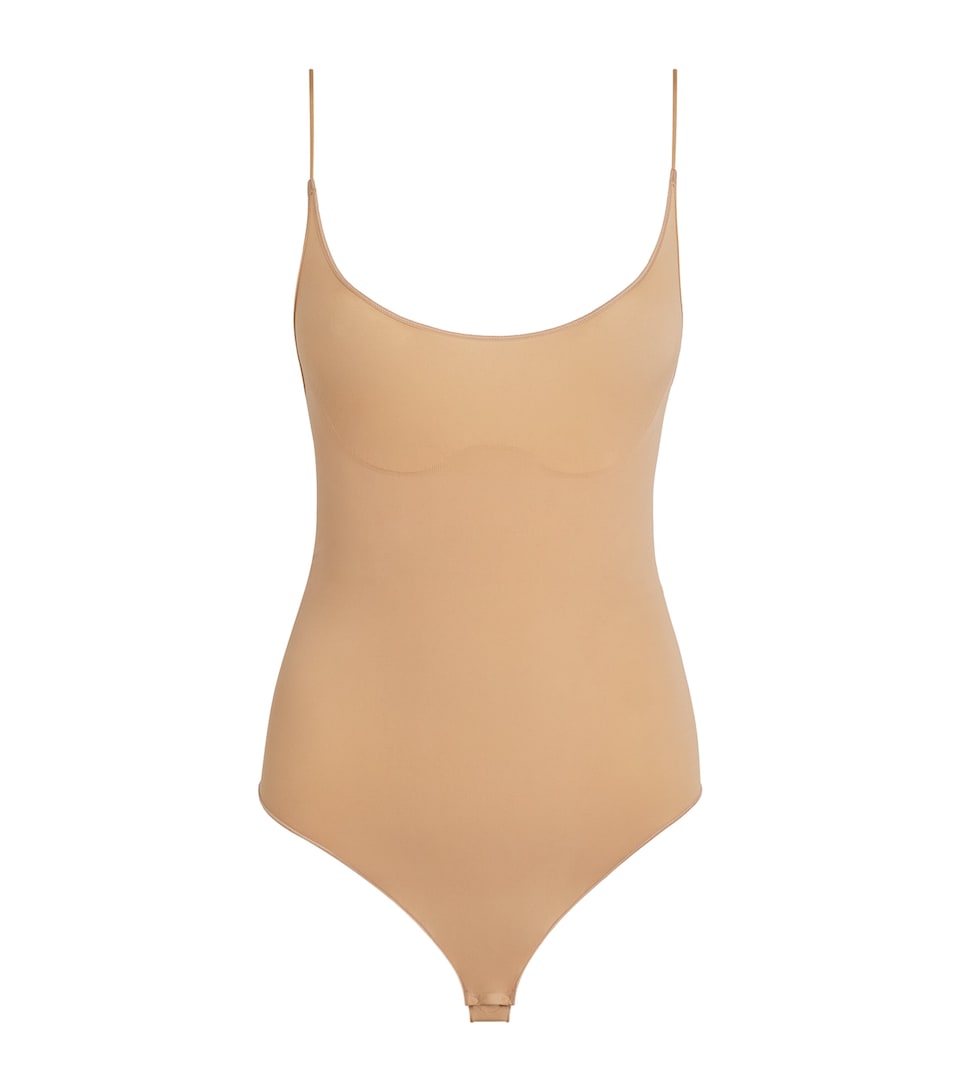 Sheer Seamless Thong Bodysuit
