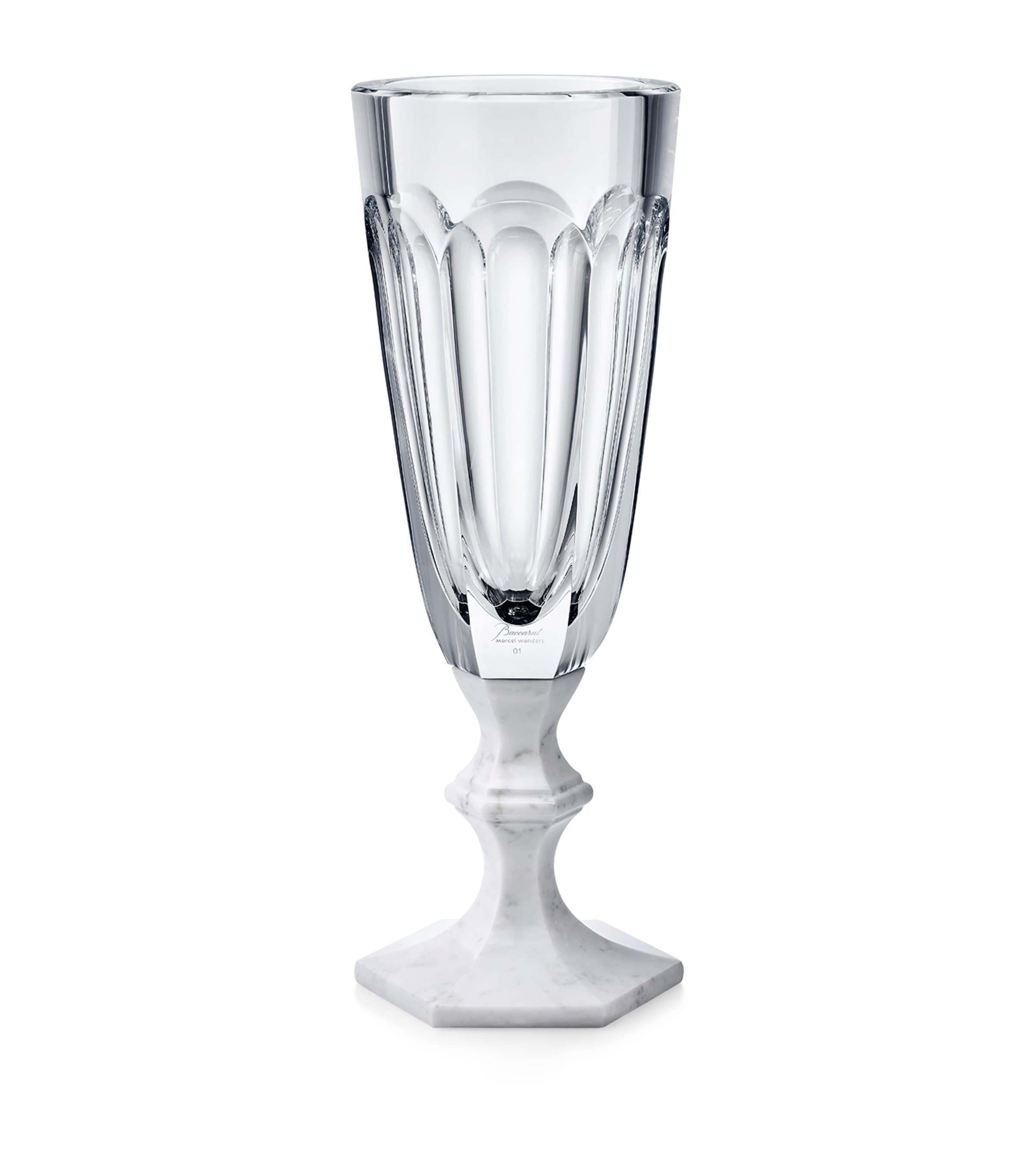 Baccarat Harcourt Flutissimo Vase (45cm) Clear