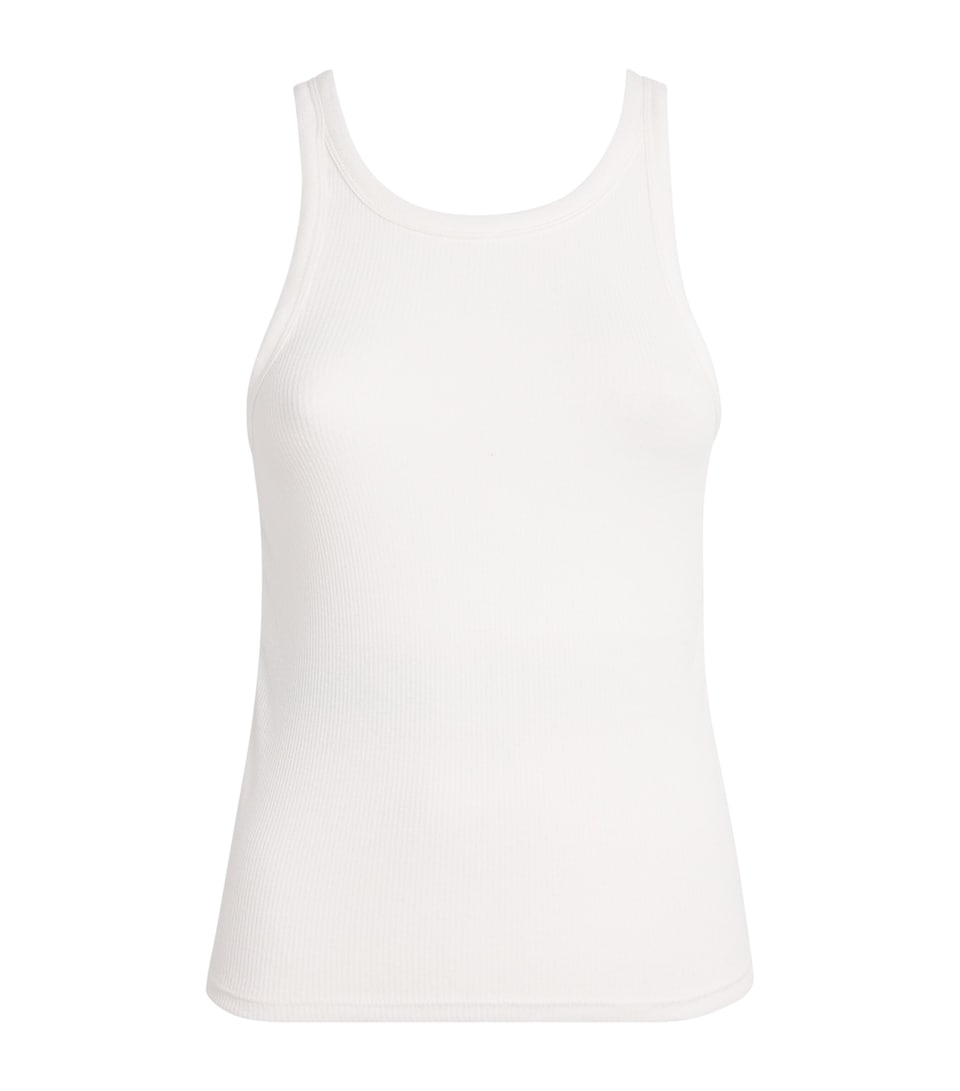 Semi-Sheer Ribbed Tank Top