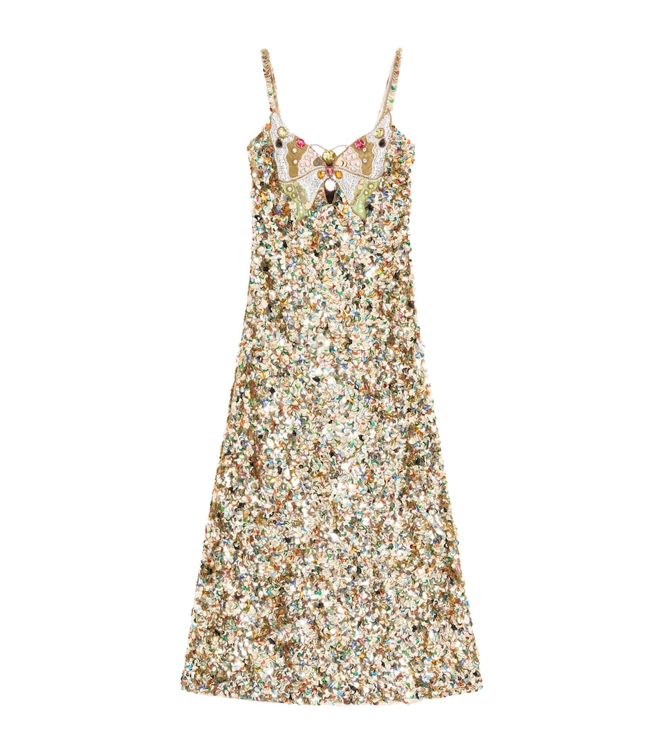 Embellished Maxi Dress