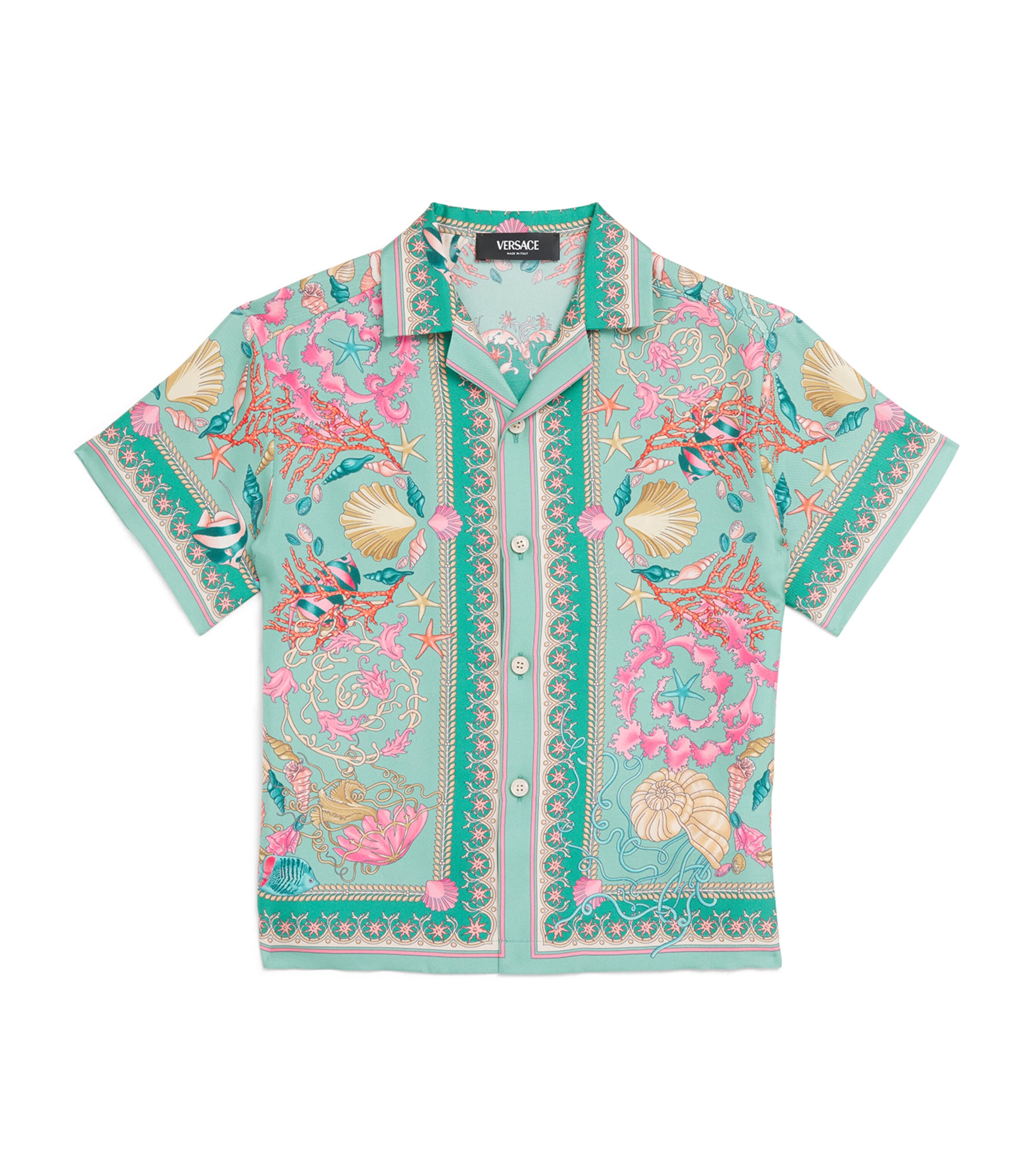 Silk Underwater Barocco Shirt (6-14 Years)