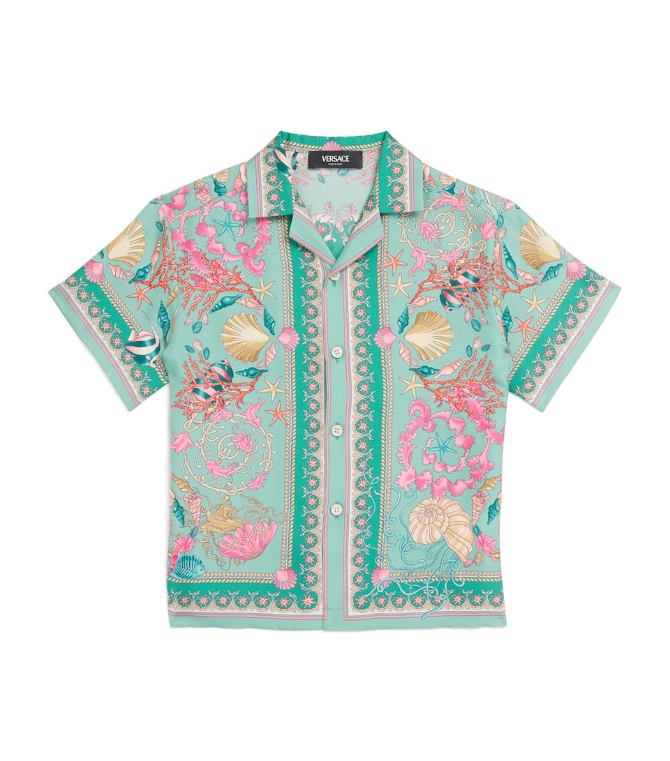 Silk Underwater Barocco Shirt (6-14 Years)