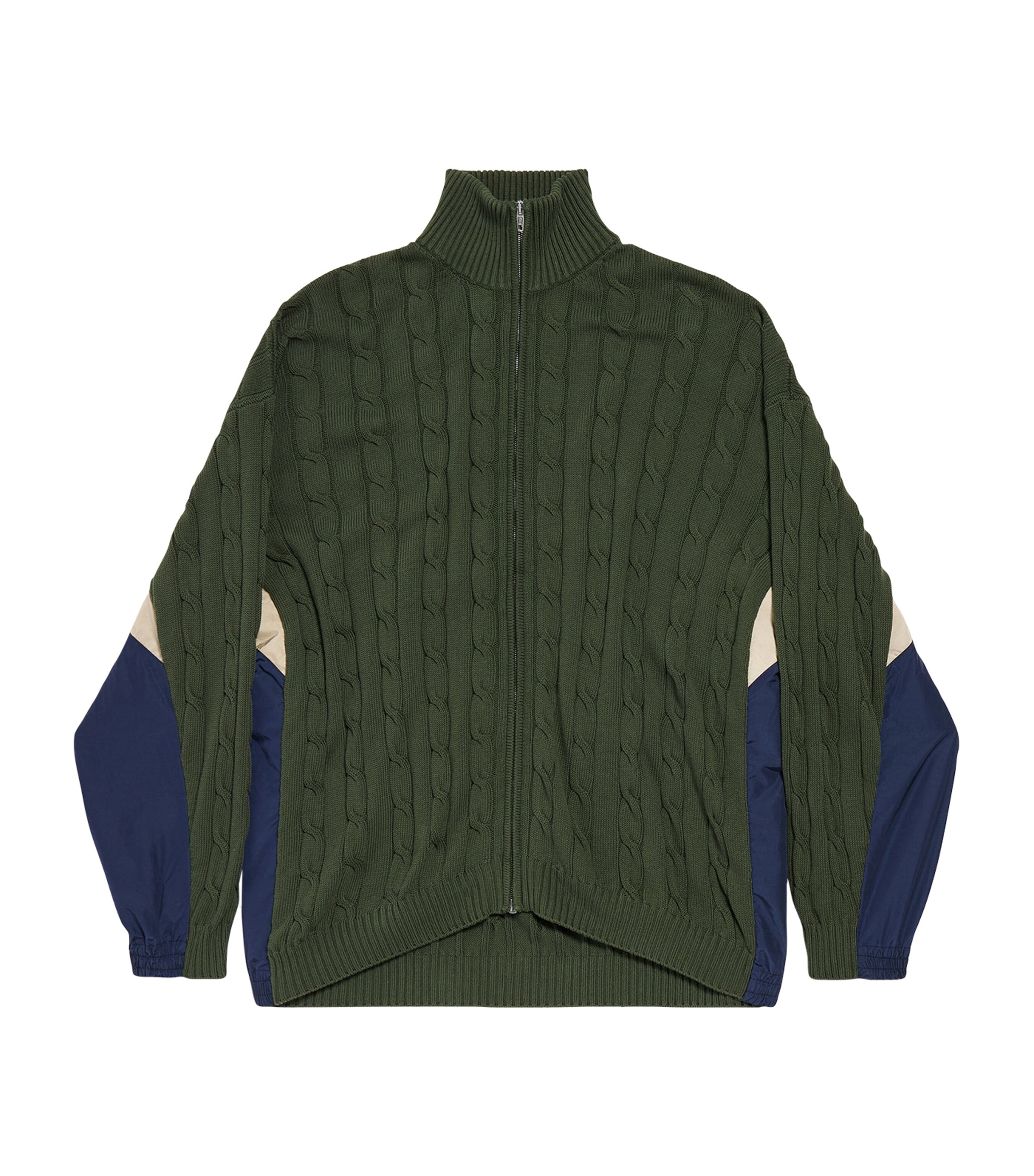 Cotton Knitted Logo Cardigan