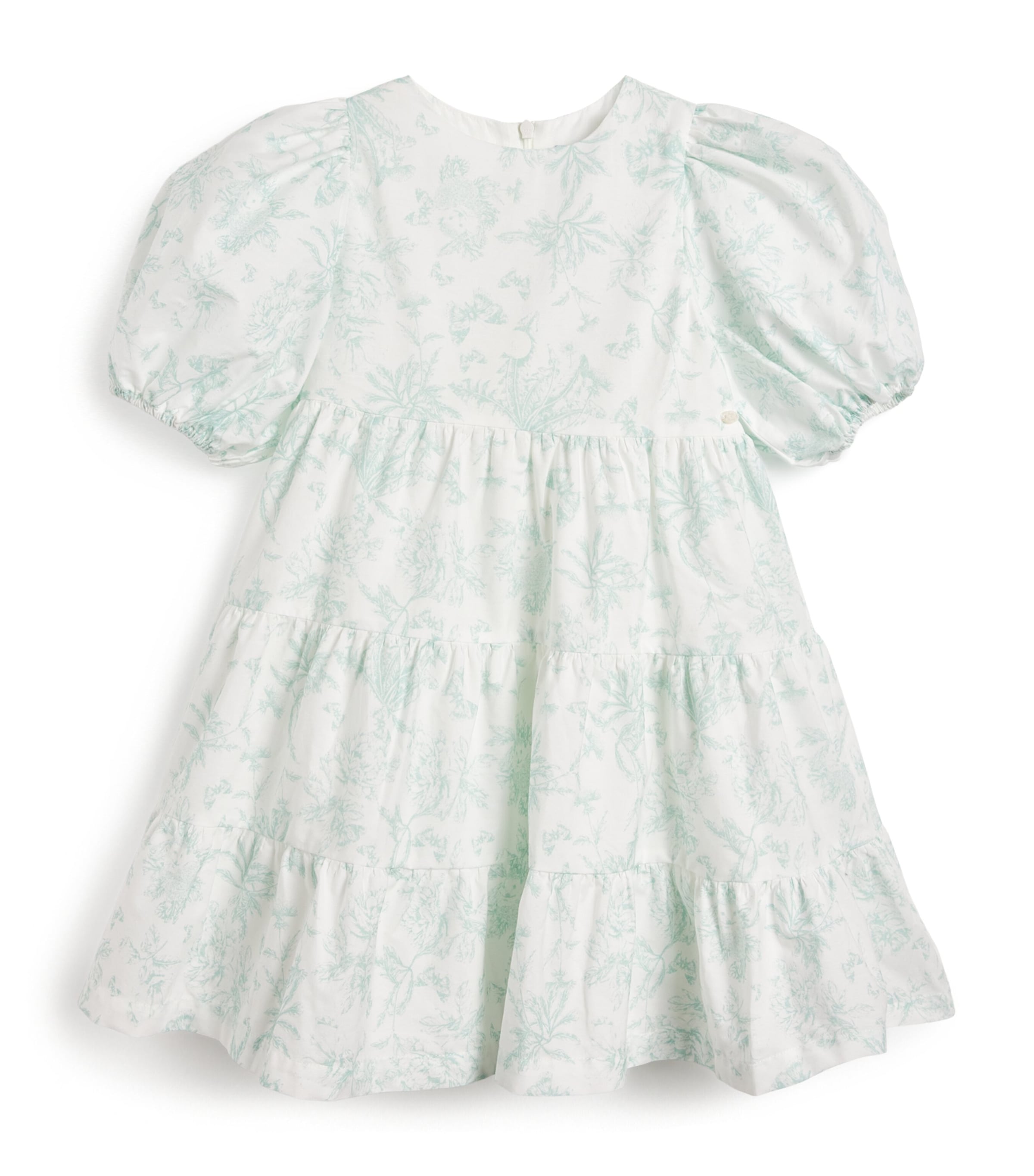 Cotton Toile de Jouy Dress (2-14 Years)