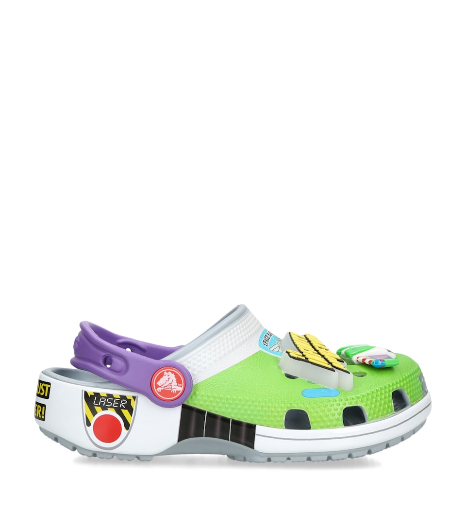 CROCS KIDS Buzz Lightyear Classic Clogs Green Comb