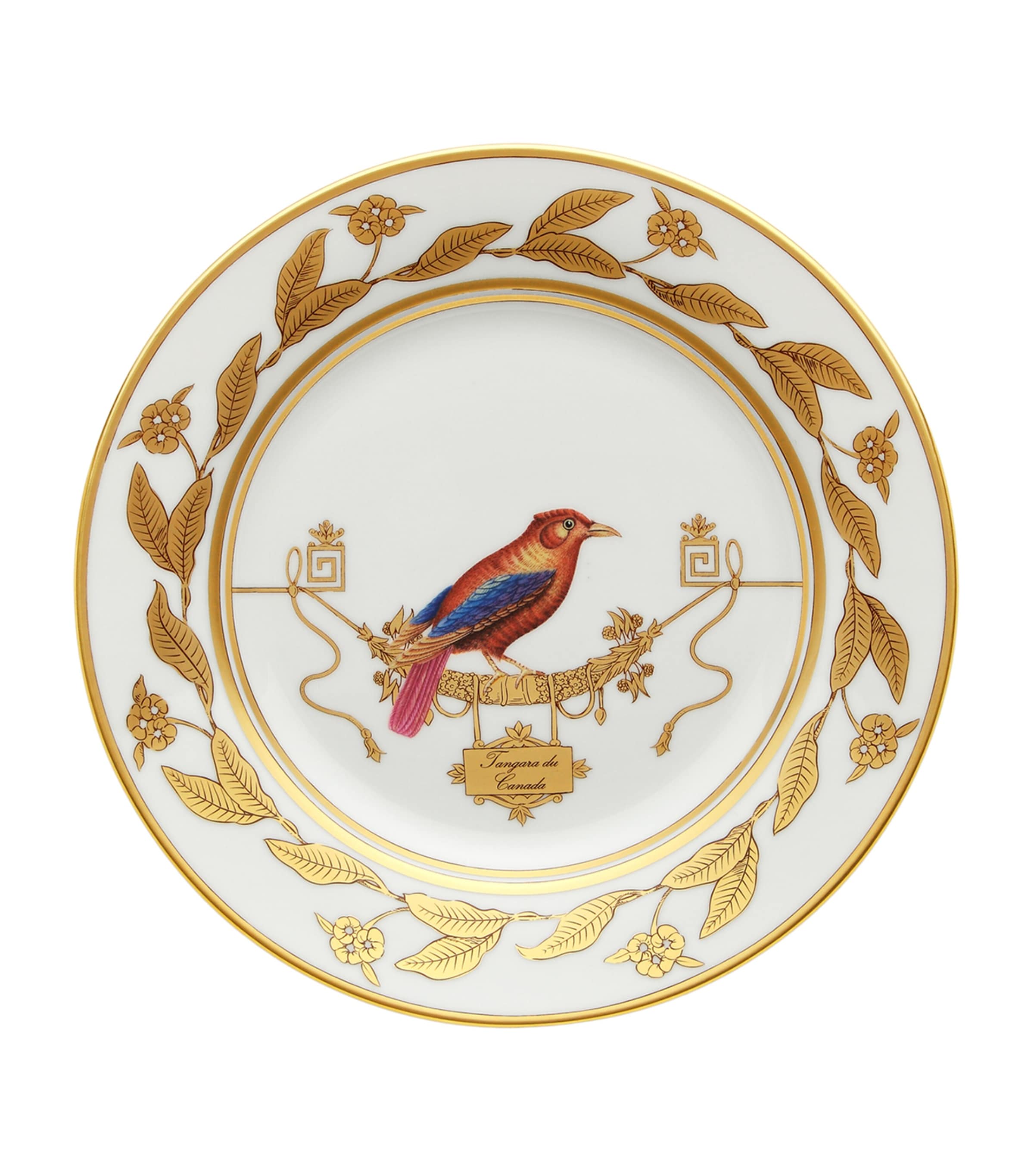 GINORI 1735 Volière Tangara Du Canada Dessert Plate (22cm)