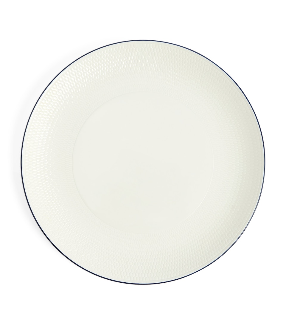 Bone China Gio Blue Plate (28cm)