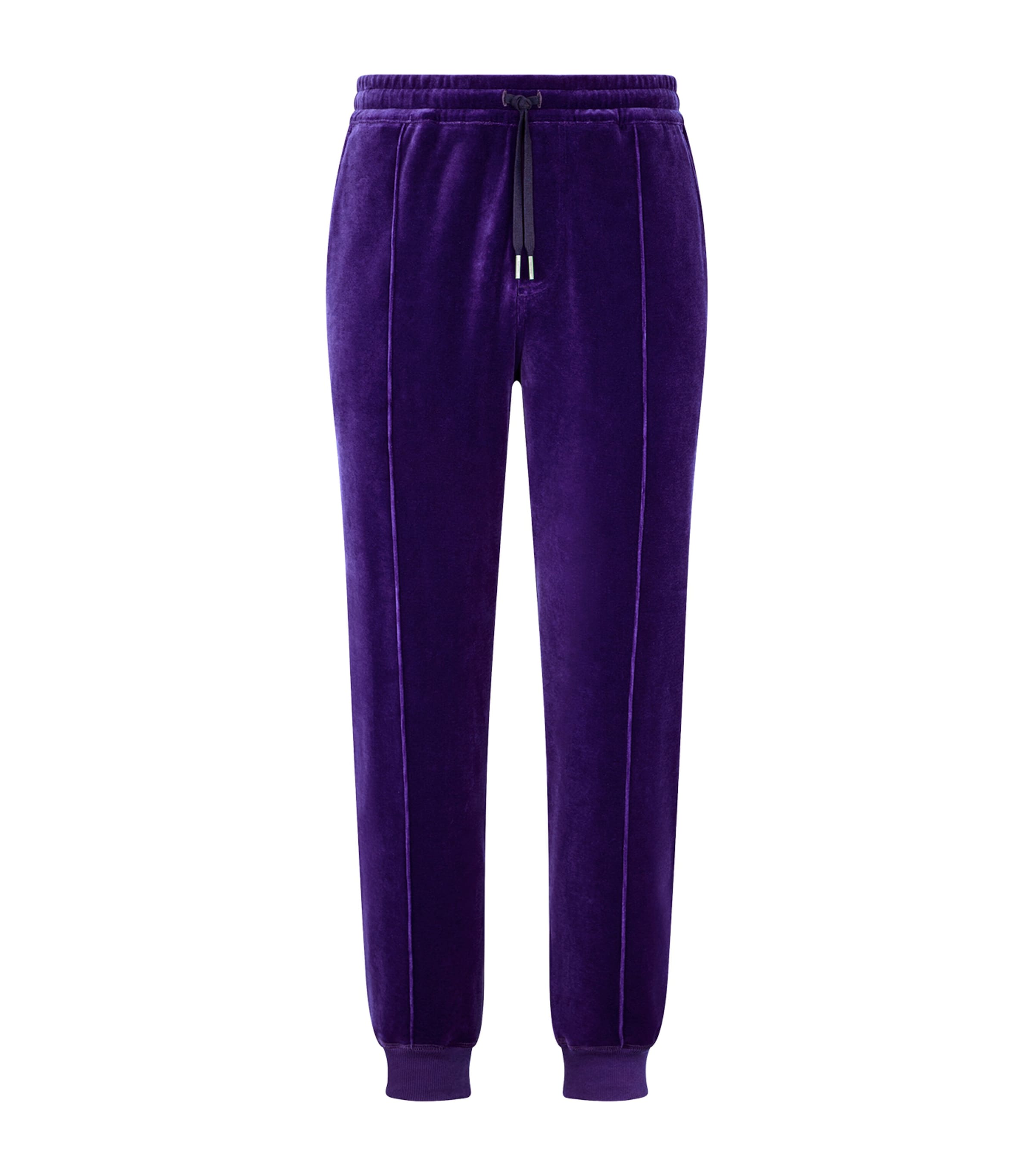 Cotton-Blend Velour Sweatpants