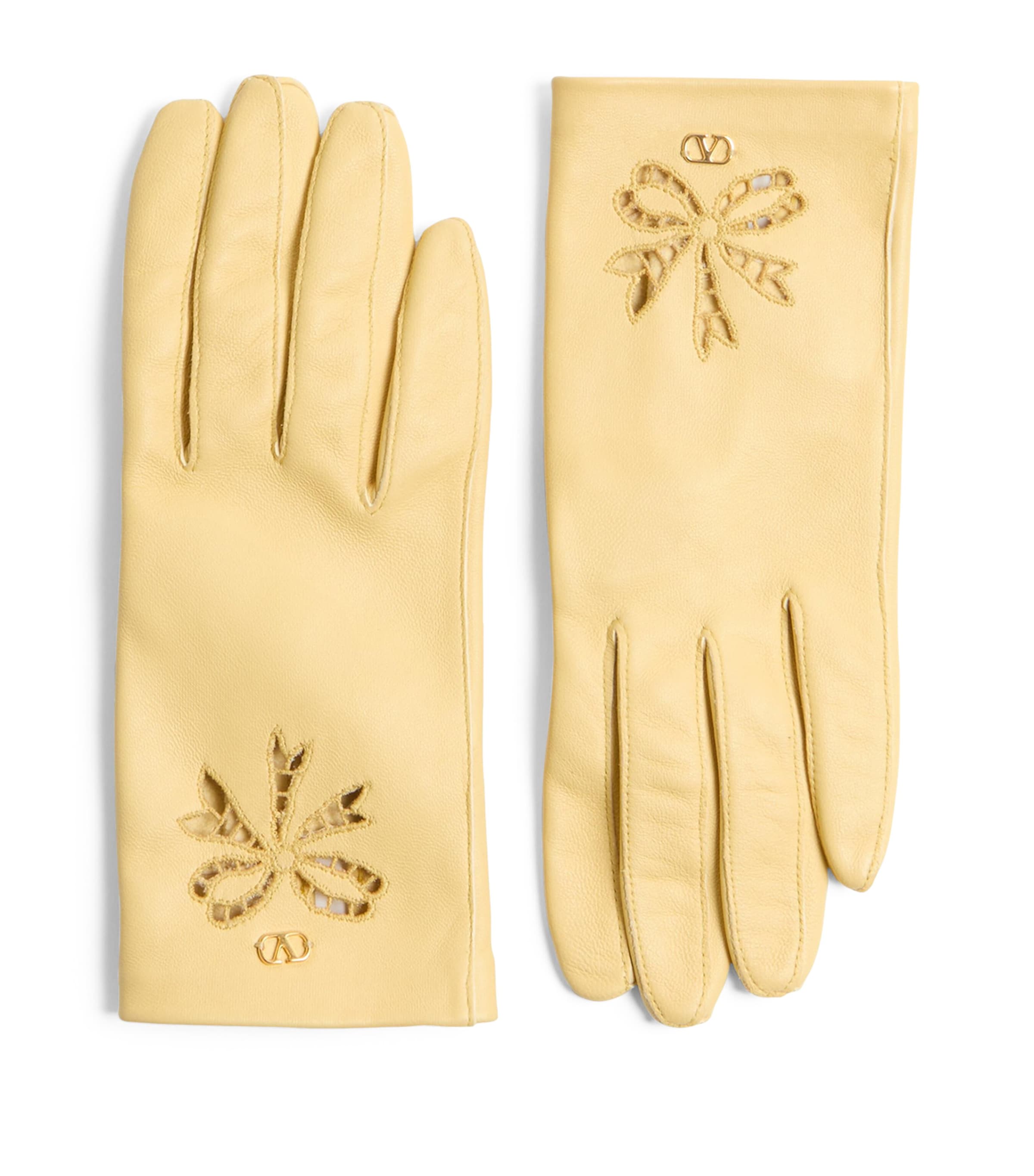 Valentino Garavani Lace VLogo Signature Gloves | Harrods UK