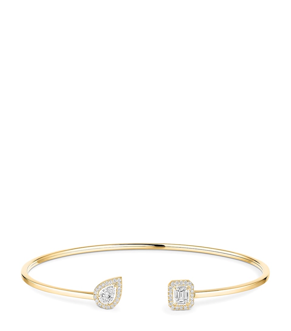 Messika My Twin Yellow Gold and Diamond Bangle (0.35ct) Yellow Gold
