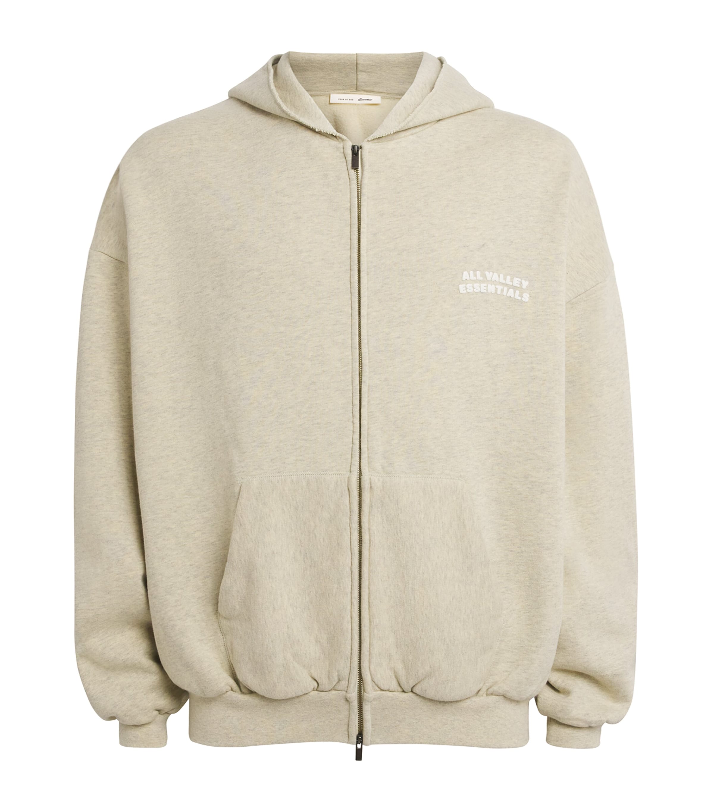FEAR OF GOD ESSENTIALS Mens Cotton ‘90s Hoodie Wshd Vnla Hther