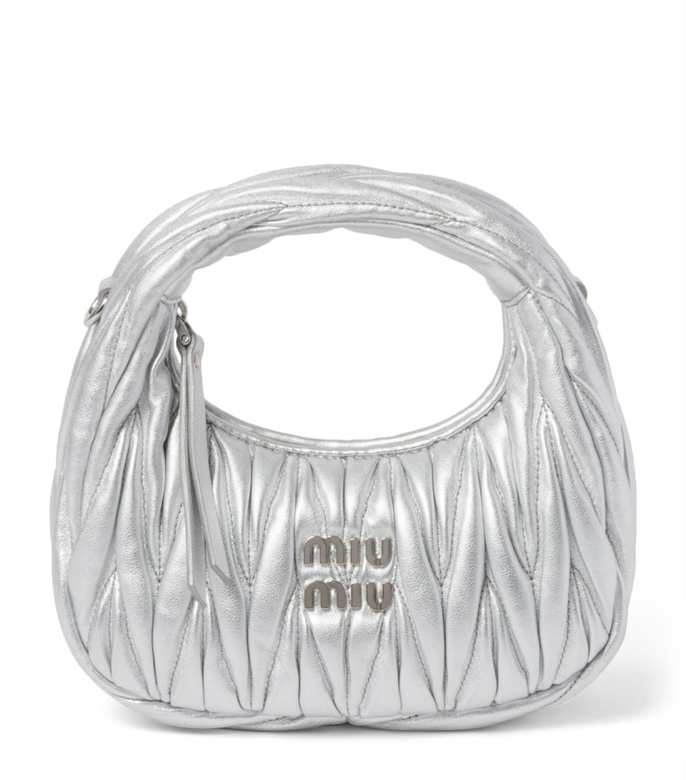 Mini Matelassé Leather Wander Top-Handle Bag