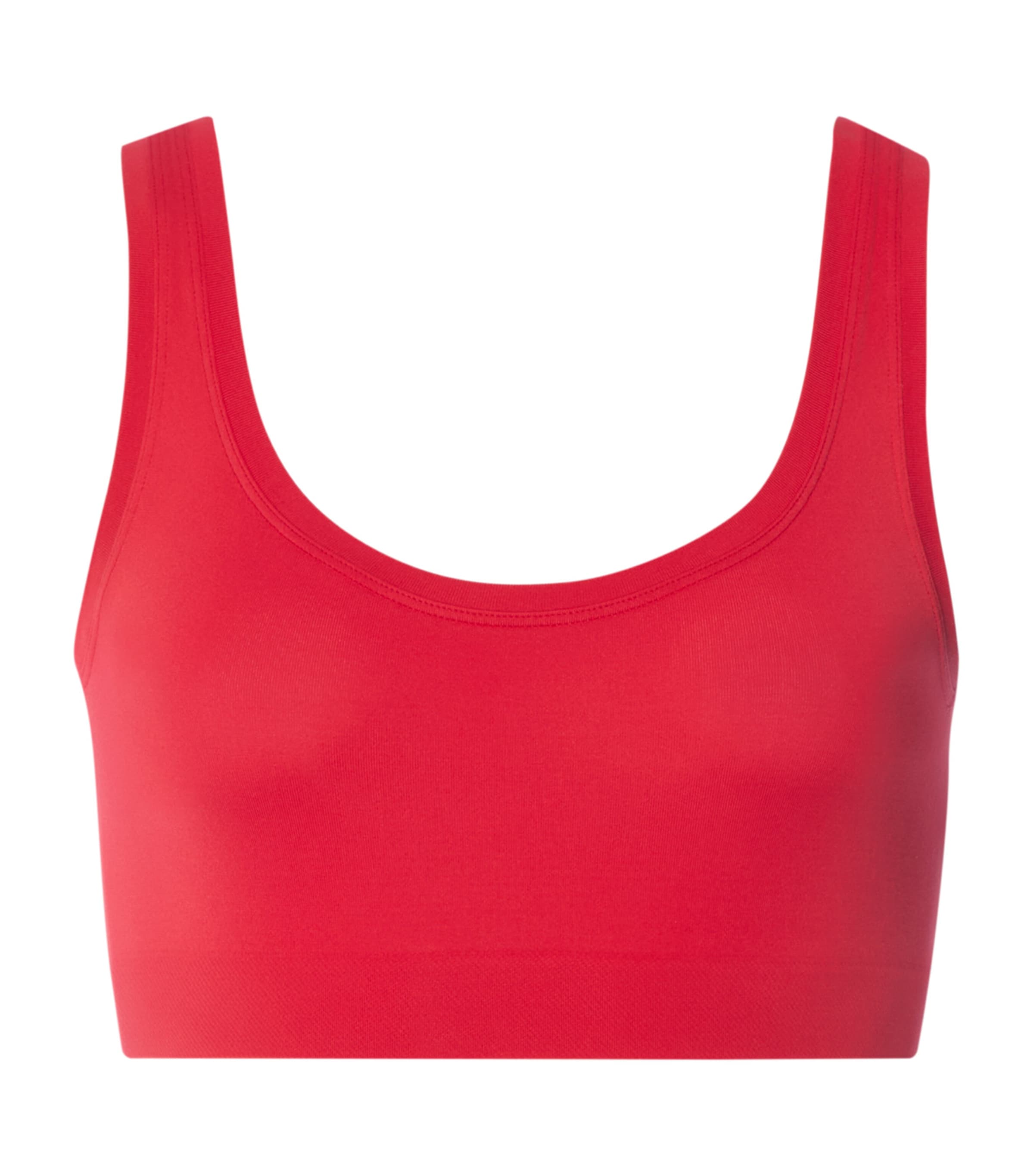 Hanro Womens x Charlotte Adam Crop Top Cherry Red