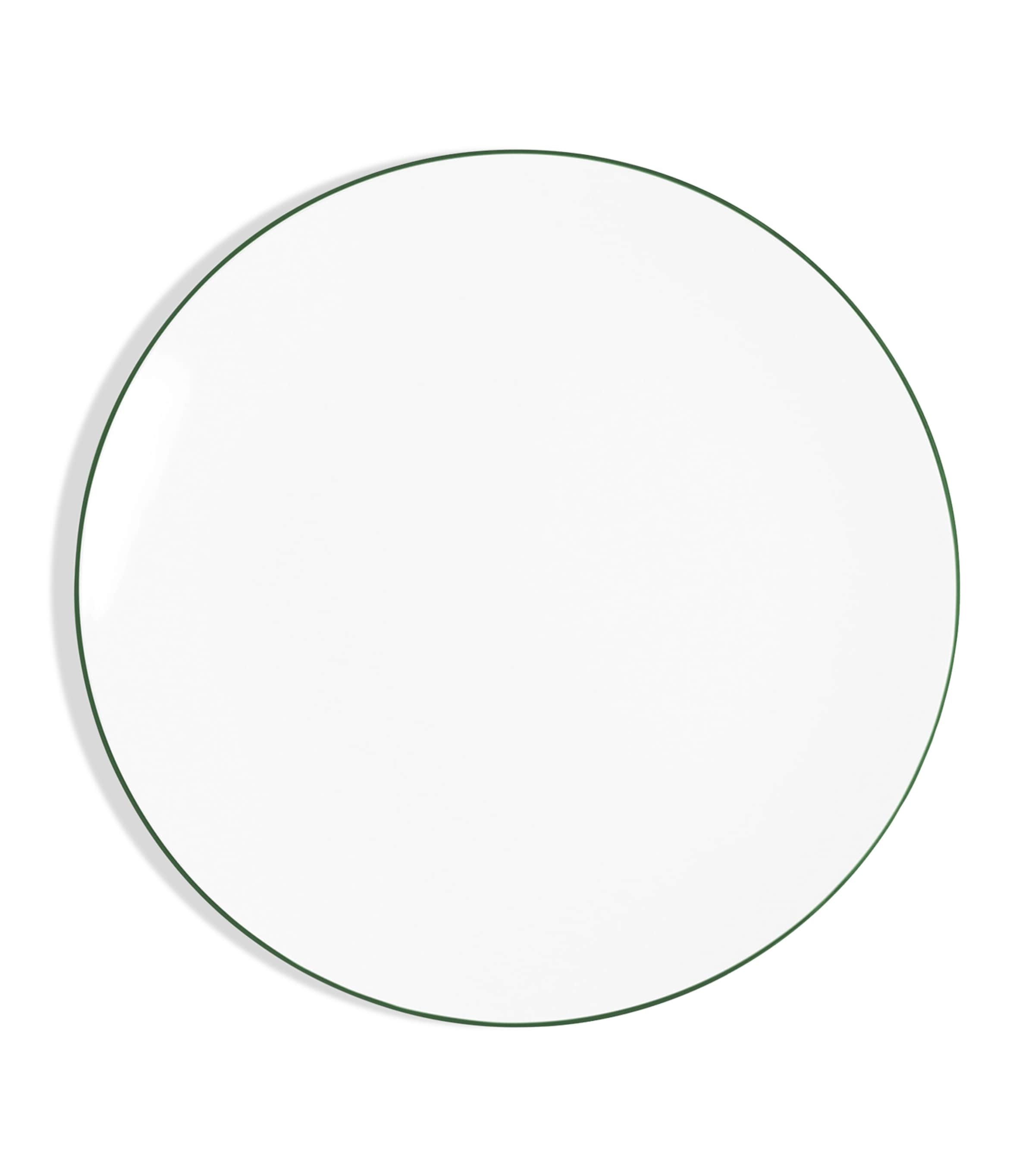 Richard Brendon Bone China Line Dinner Plate (28cm) Forest Green