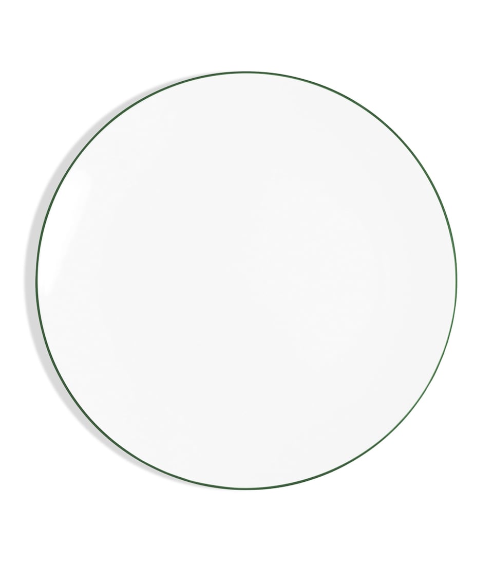 Richard Brendon Bone China Line Dinner Plate (28cm) Forest Green