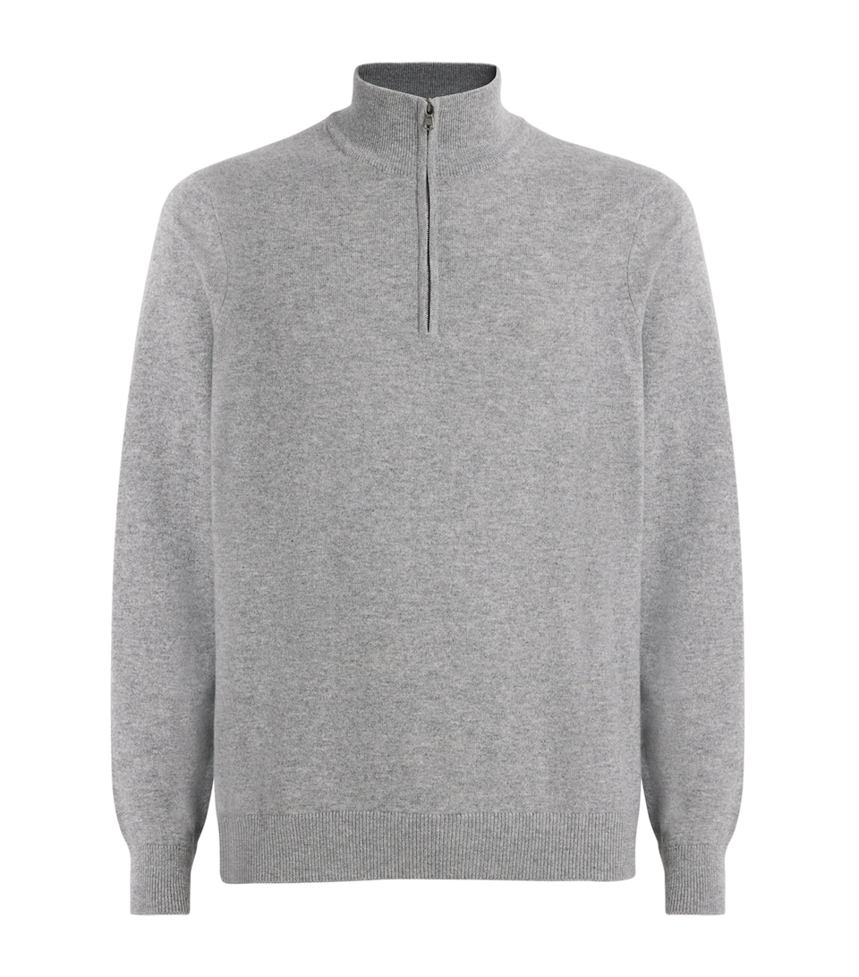 Cashmere Quarter-Zip Sweatshirt