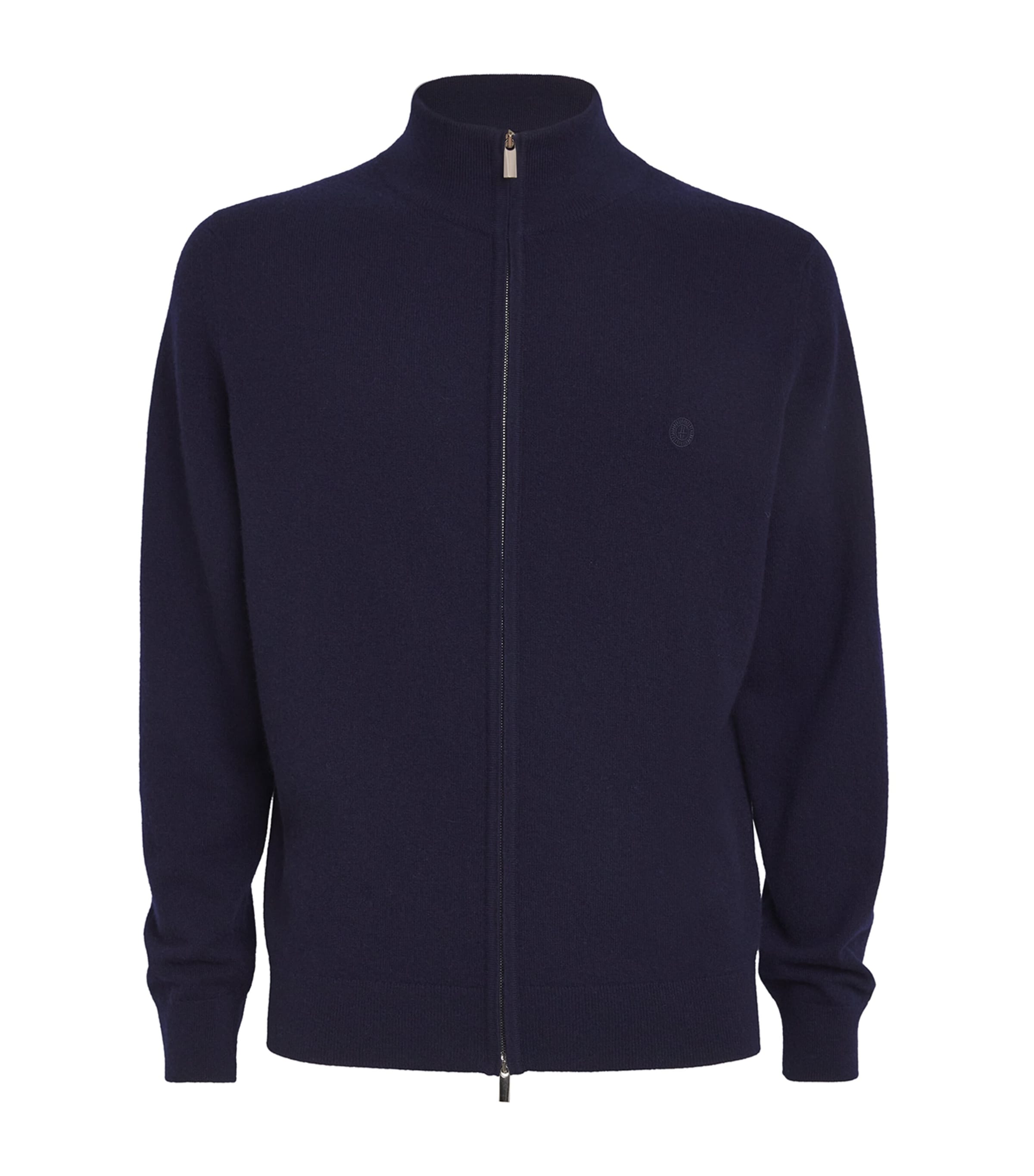 Cashmere Zip-Up Sweater