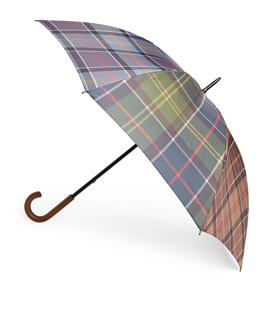 x Paul Smith Tartan Print Umbrella