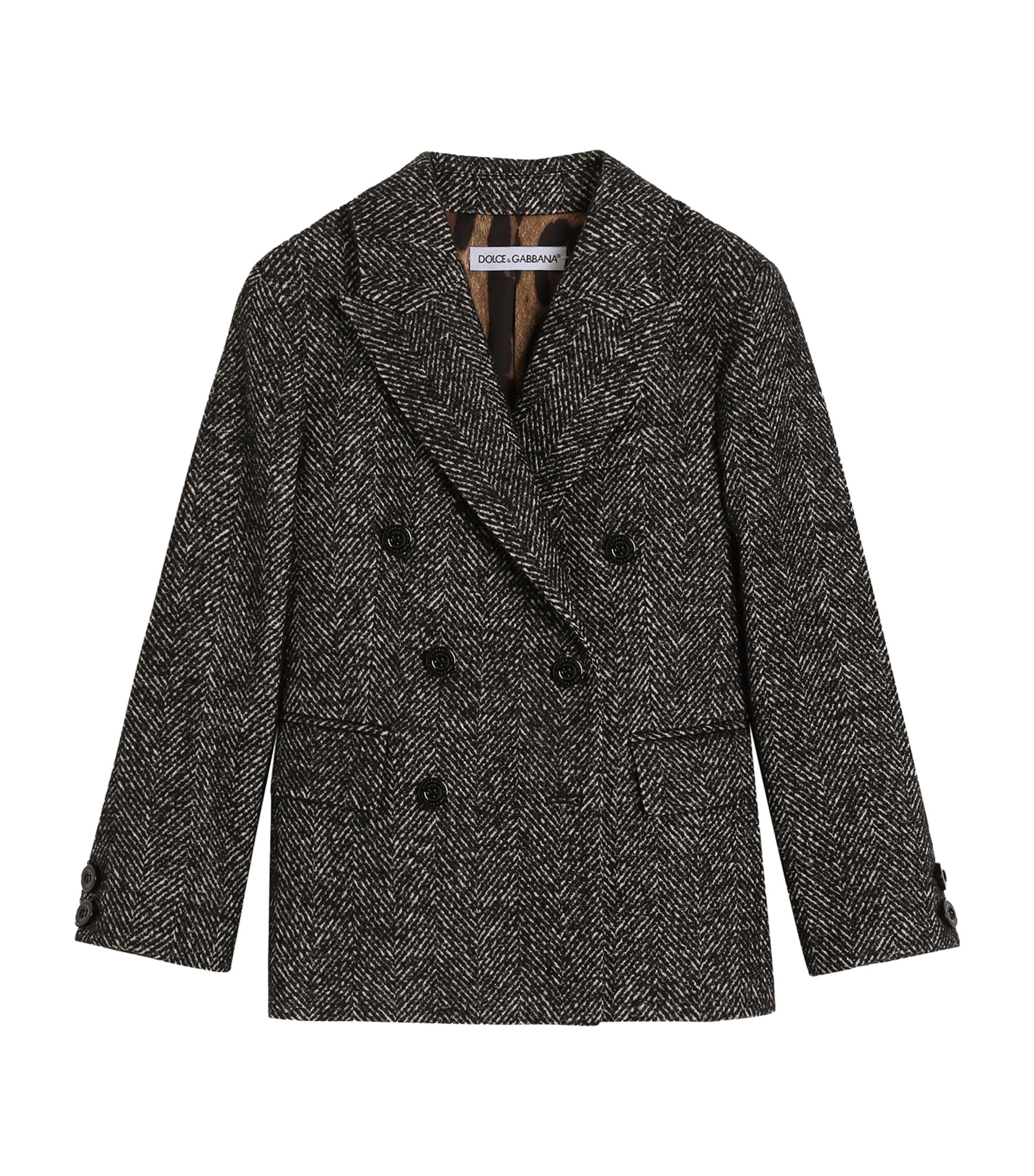 Virgin Wool-Blend Coat (8-12 Years)