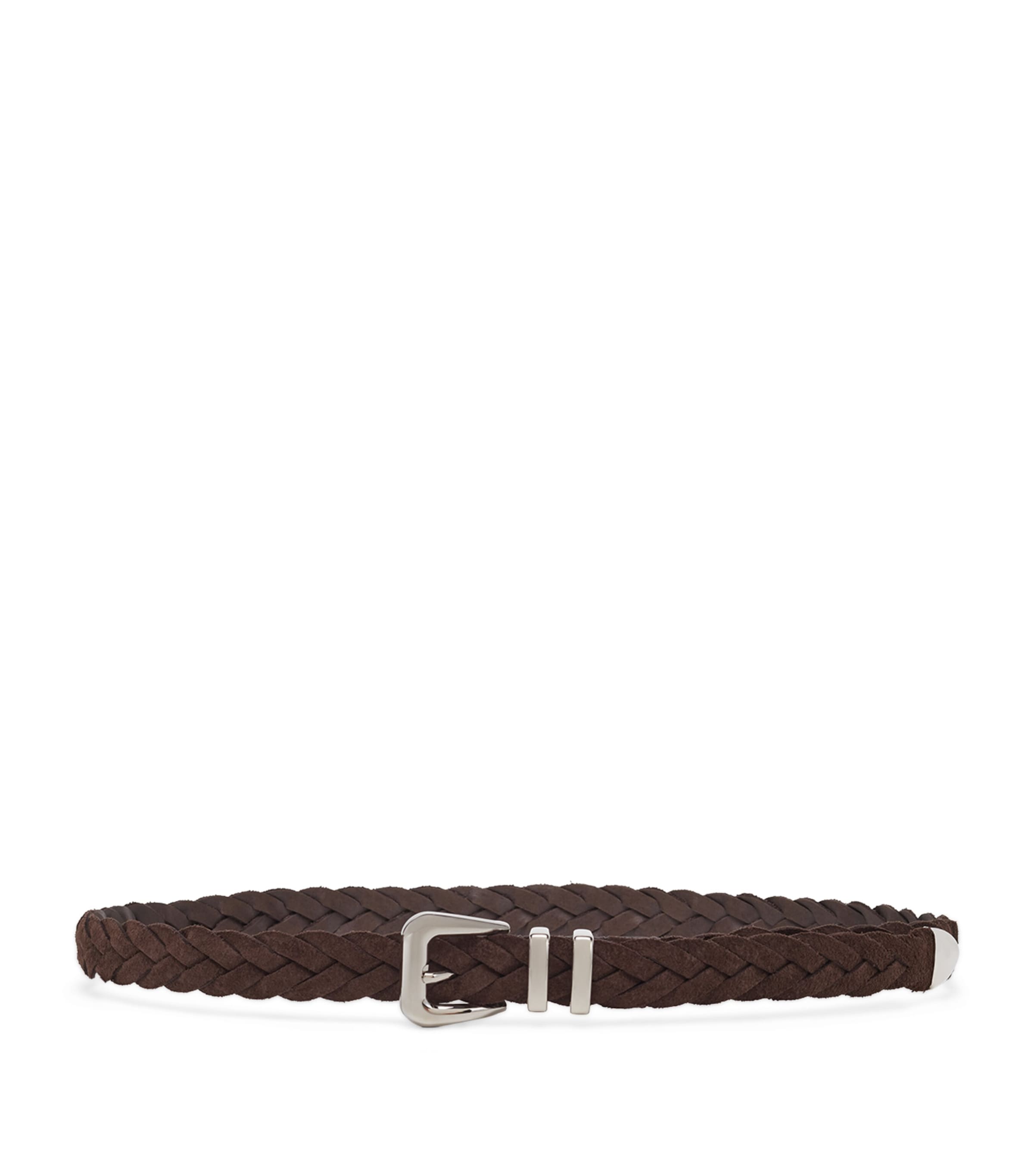 Suede Braided Belt