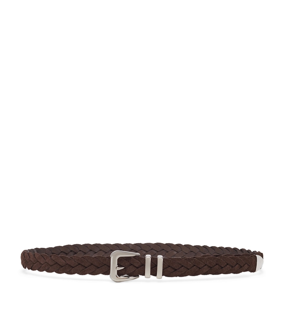 Suede Braided Belt