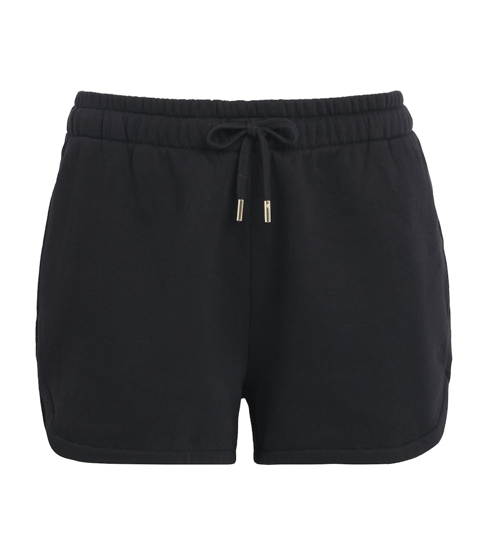 Harrods Womens Cotton Jersey Shorts Black