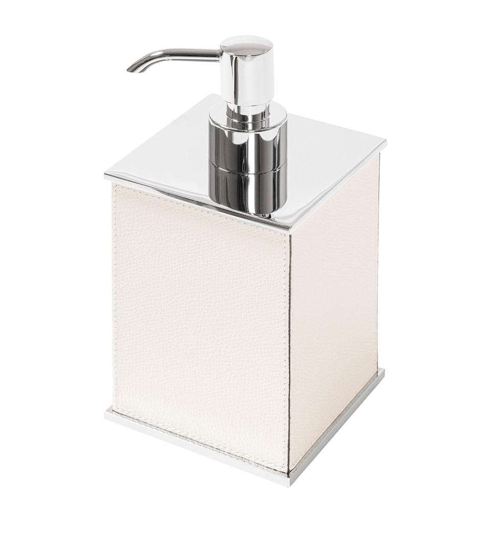 Leather-Trim Firenze Soap Dispenser
